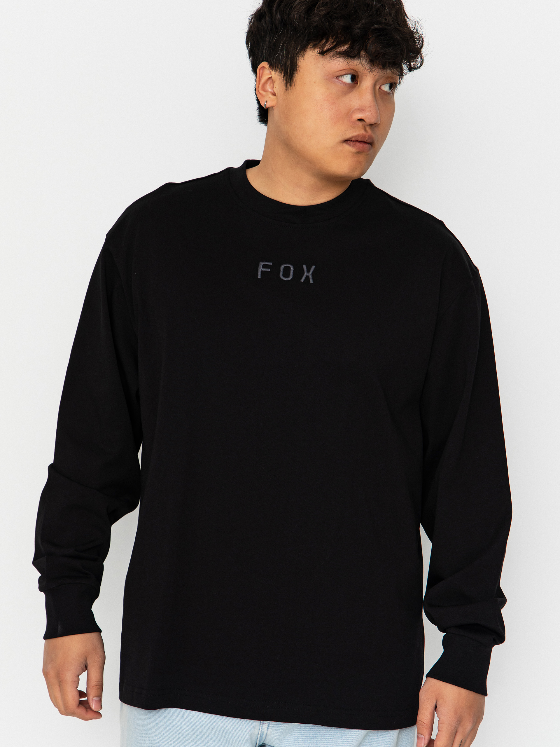 Longsleeve Fox Wordmark Oversized (black)