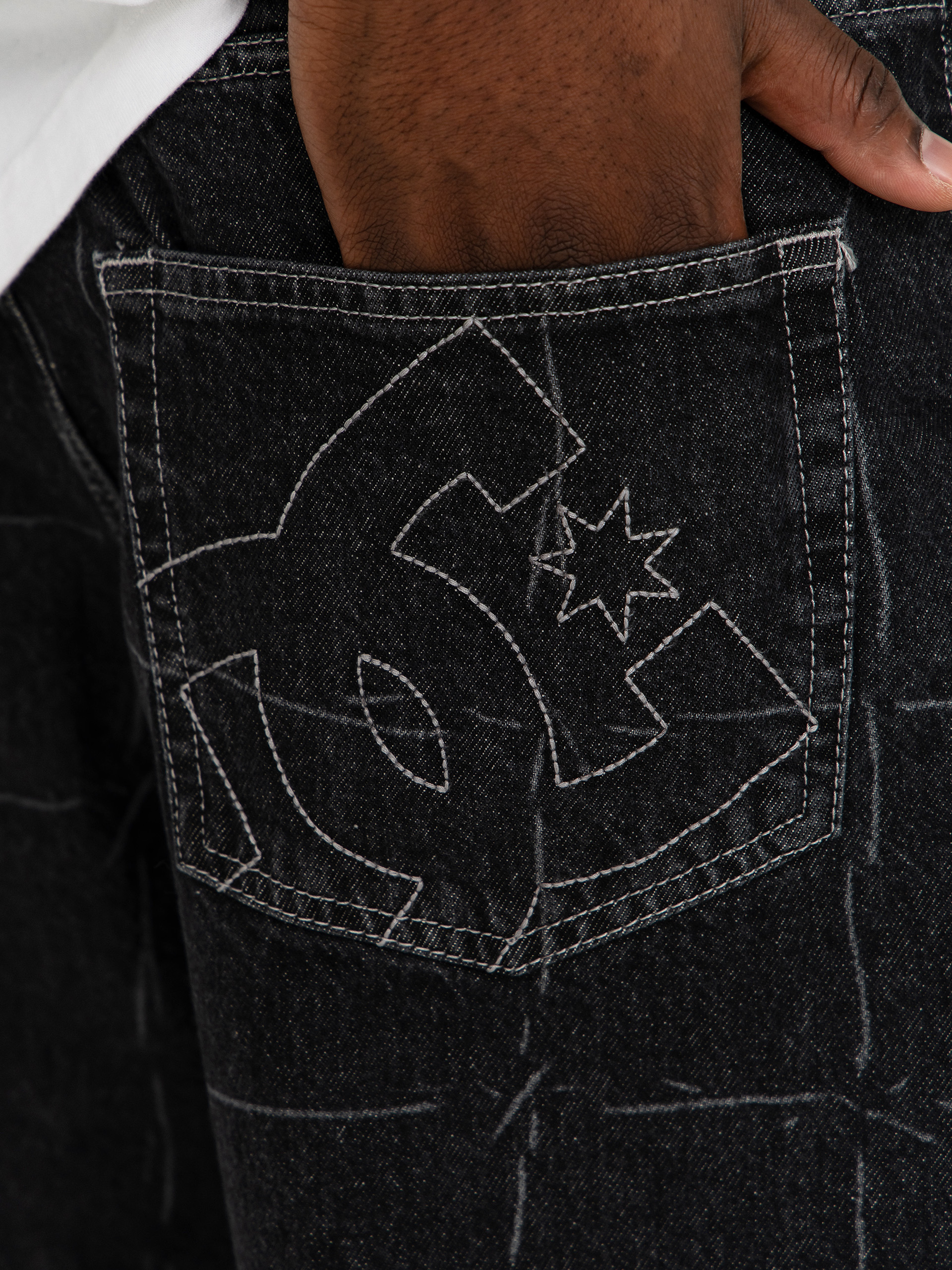 Szorty DC Baggy Denim (wired 32 black)
