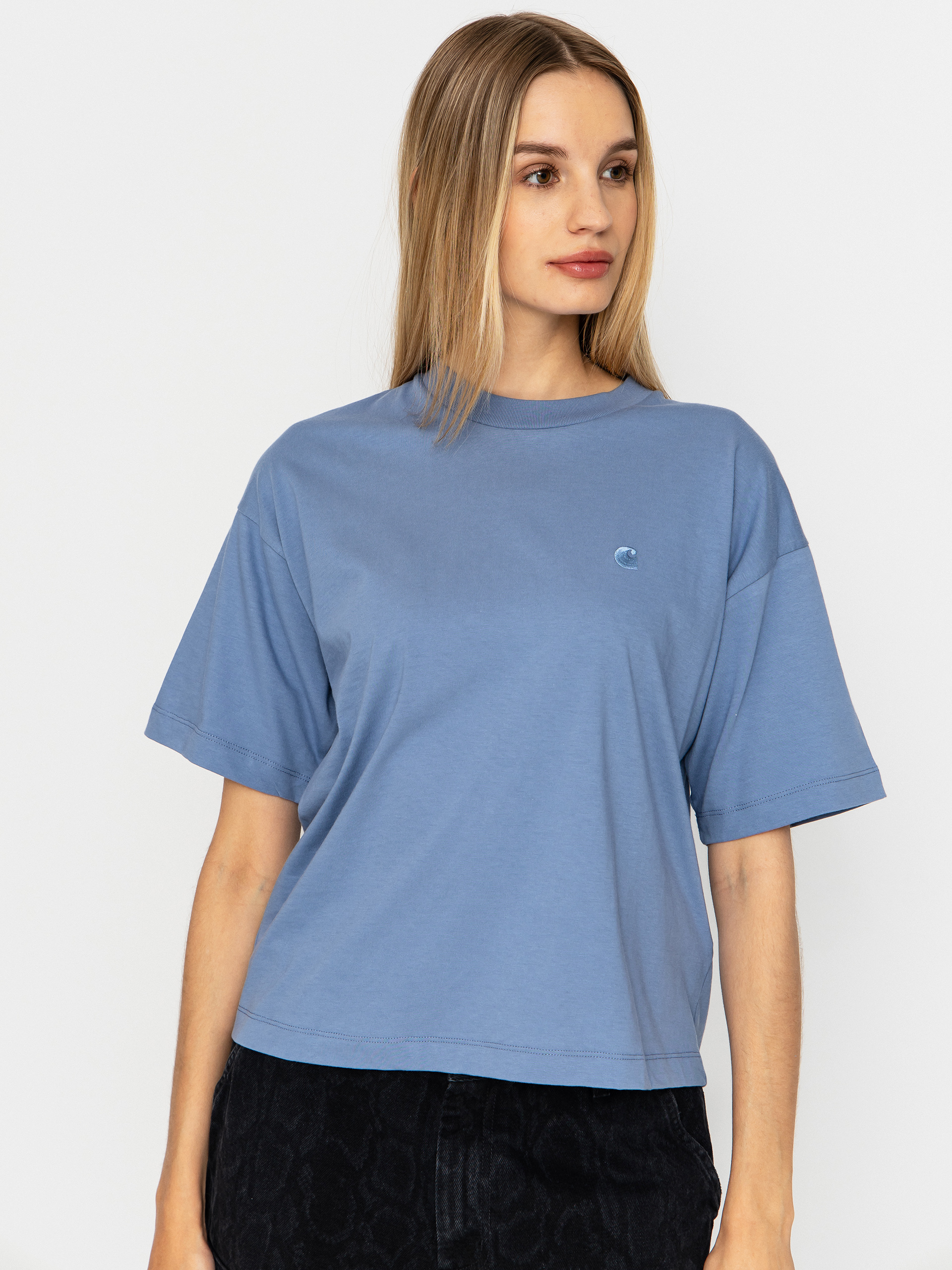 T-shirt Carhartt WIP Chester Wmn (gentle blue)