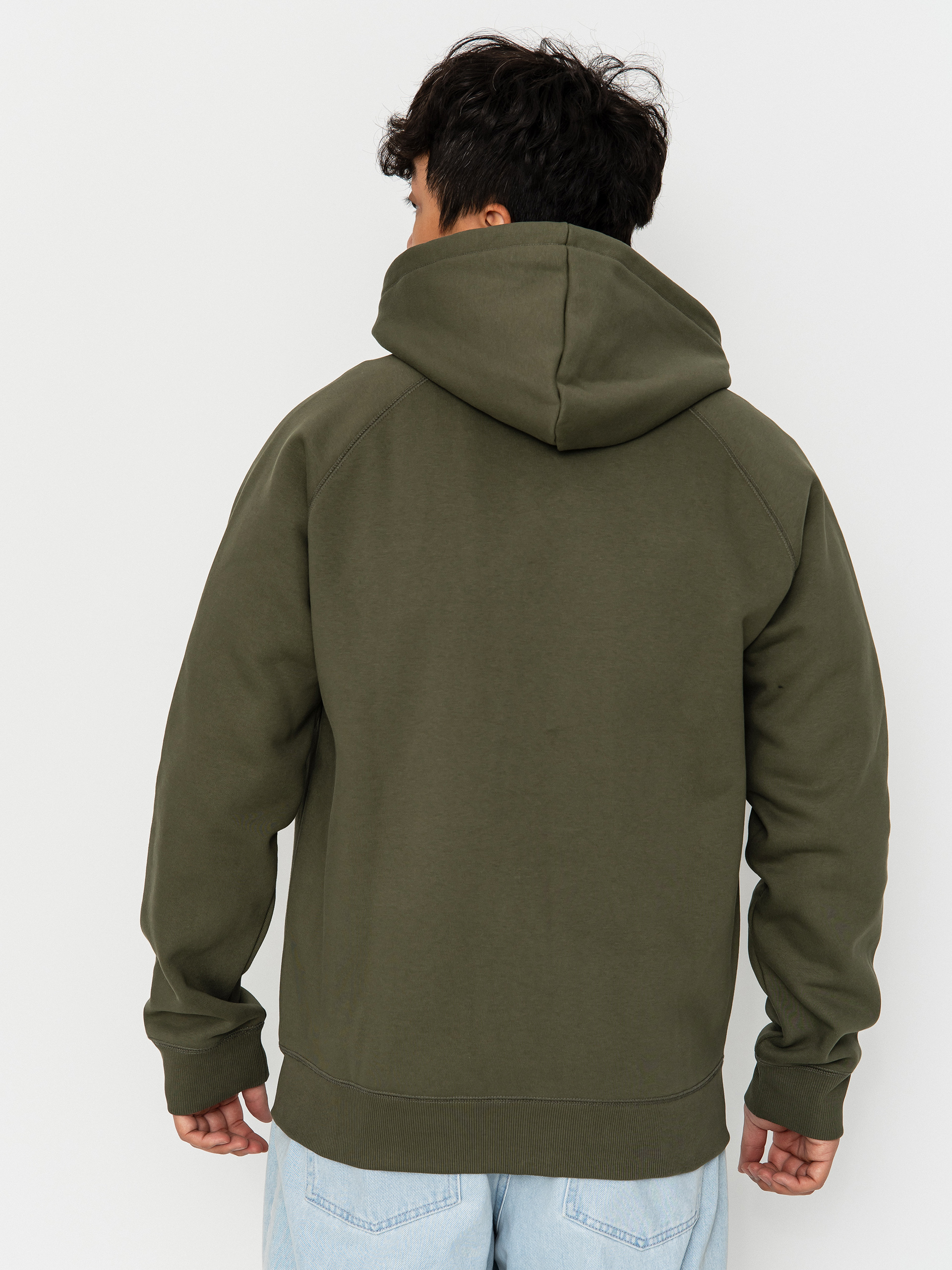 Bluza z kapturem Carhartt WIP Chase ZHD (leaf/gold)