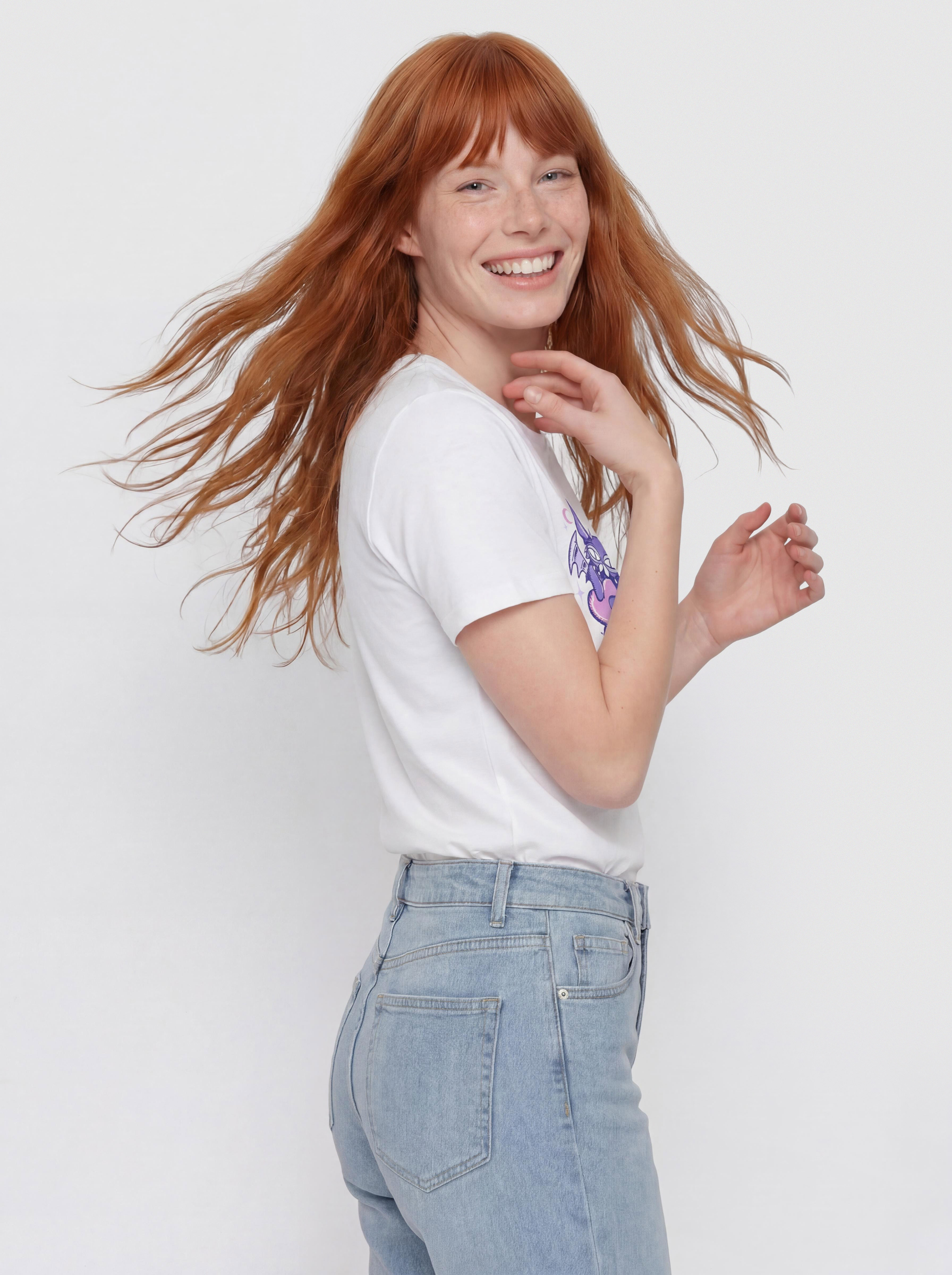 T-shirt Santa Cruz Night Critter Front Wmn (white)