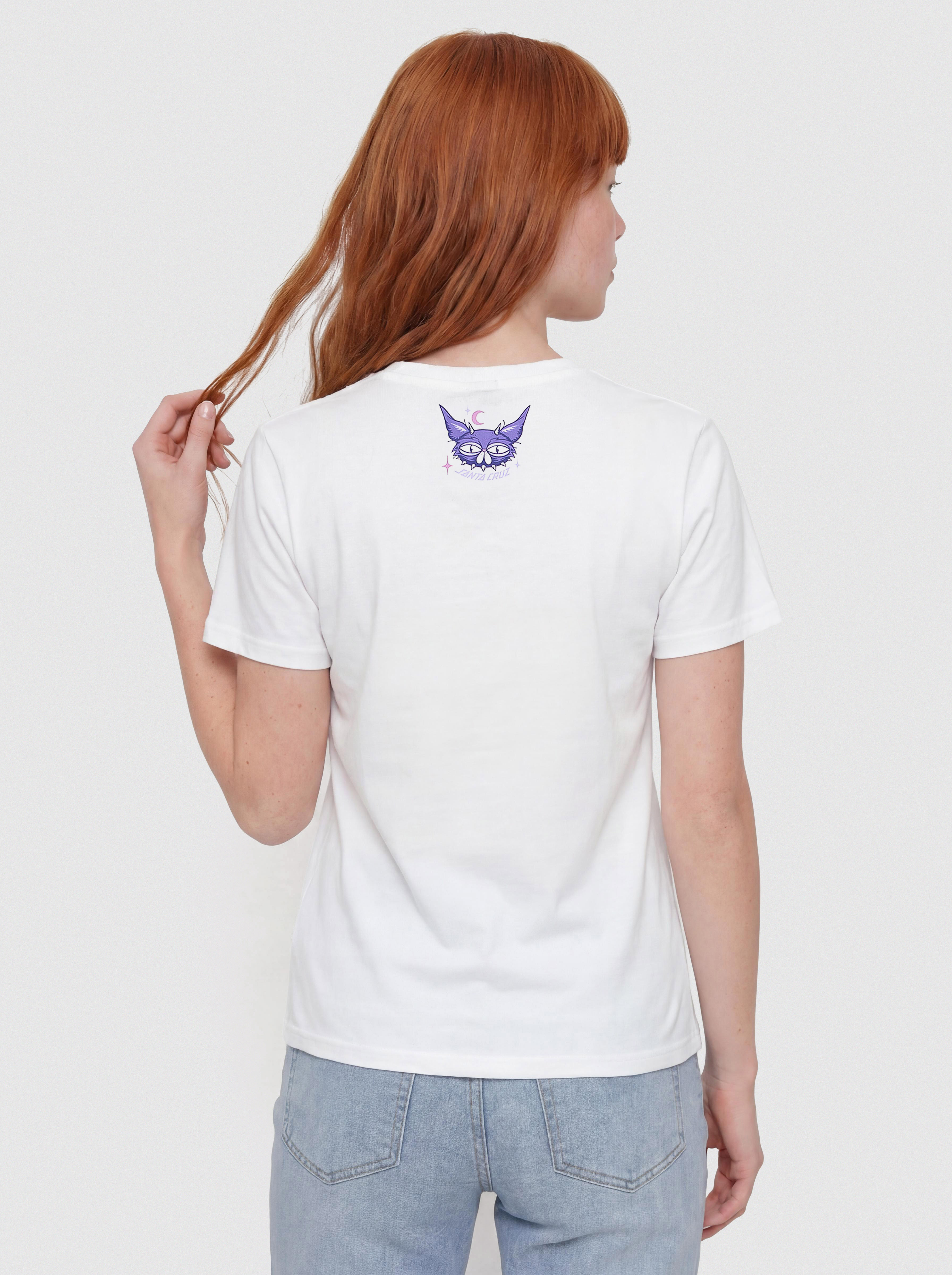 T-shirt Santa Cruz Night Critter Front Wmn (white)