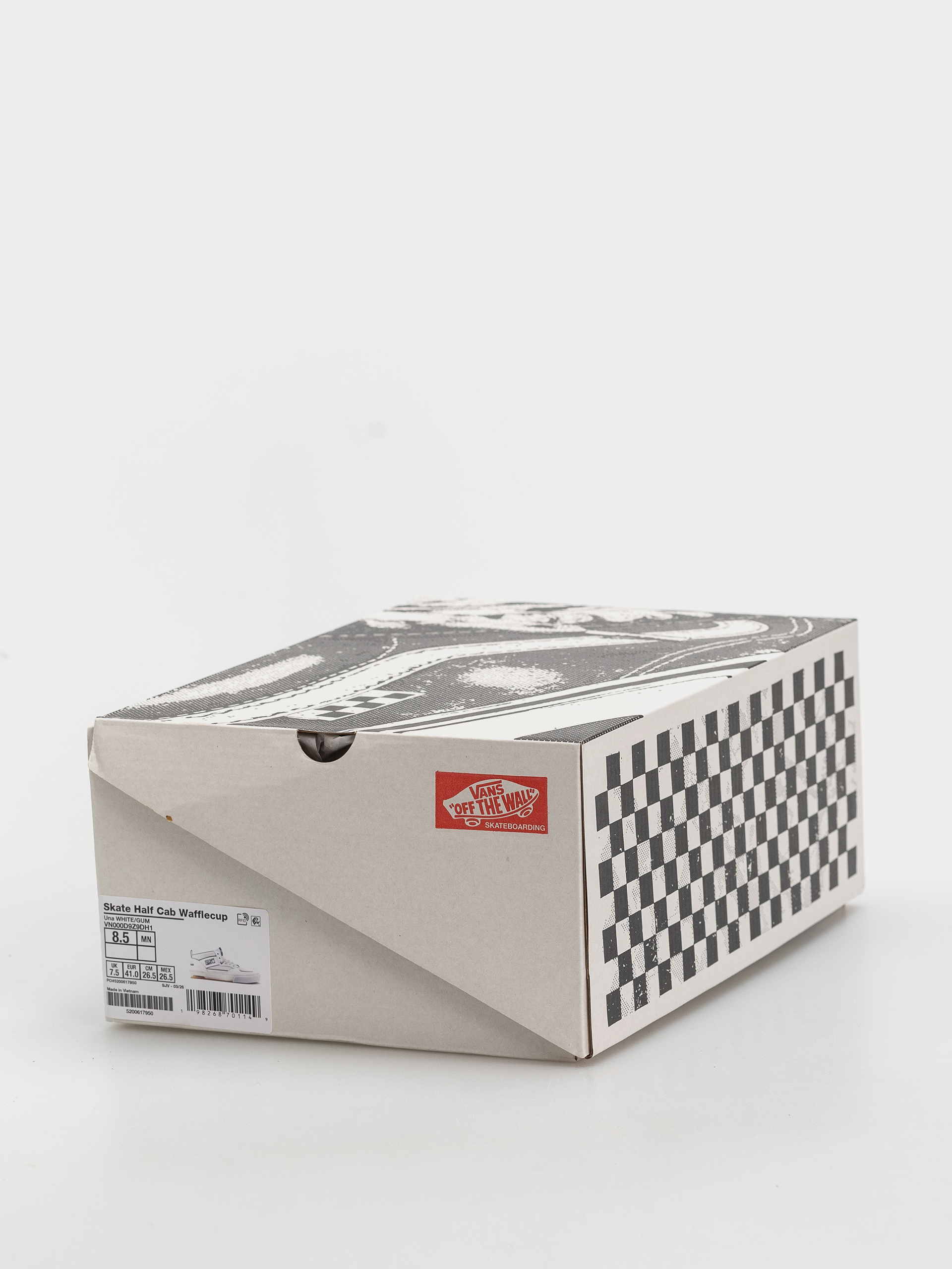 Buty Vans Skate Half Cab Wafflecup (white/gum)