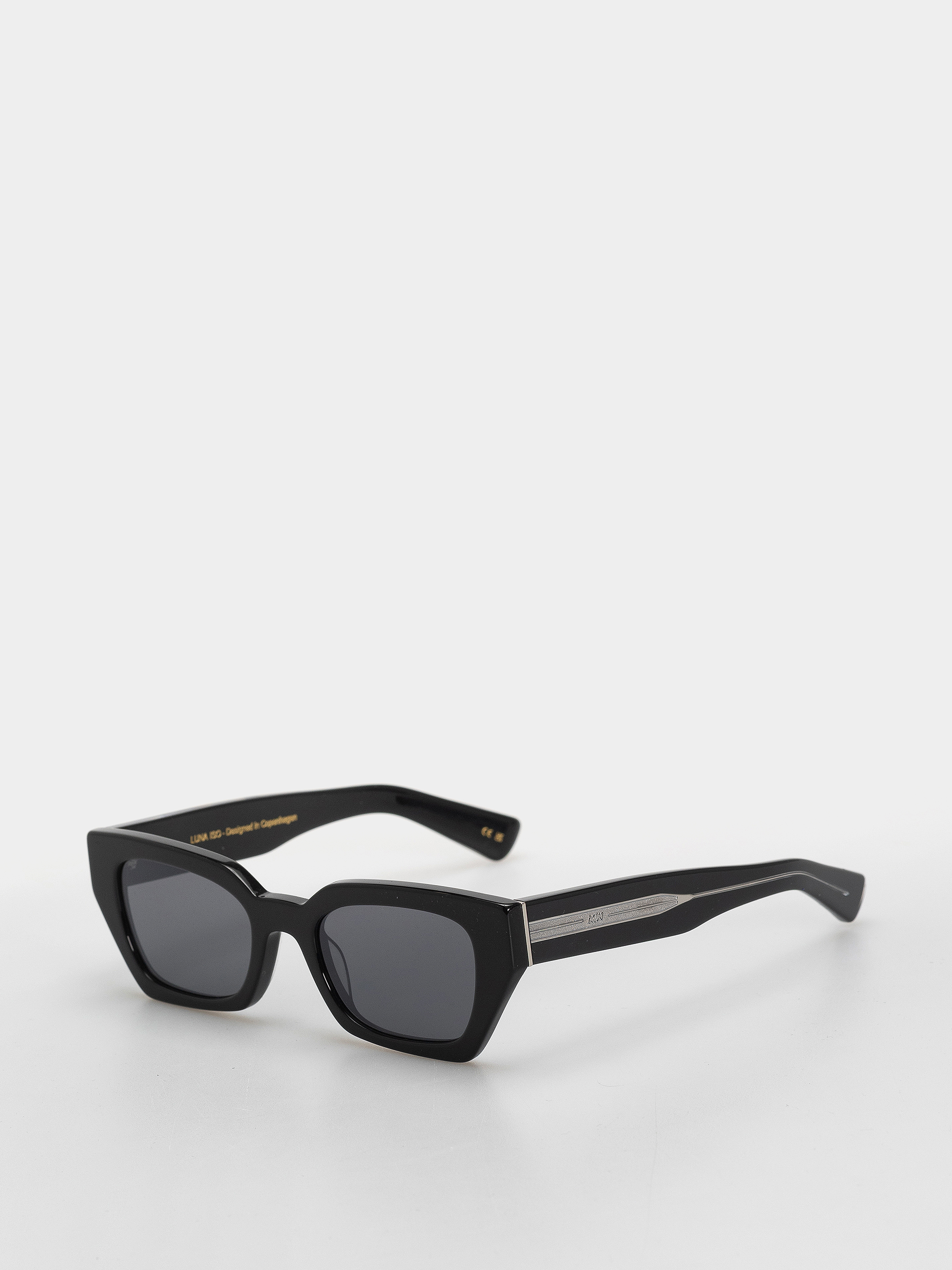 Okulary przeciwsłoneczne MessyWeekend Luna (black/transparent/grey)