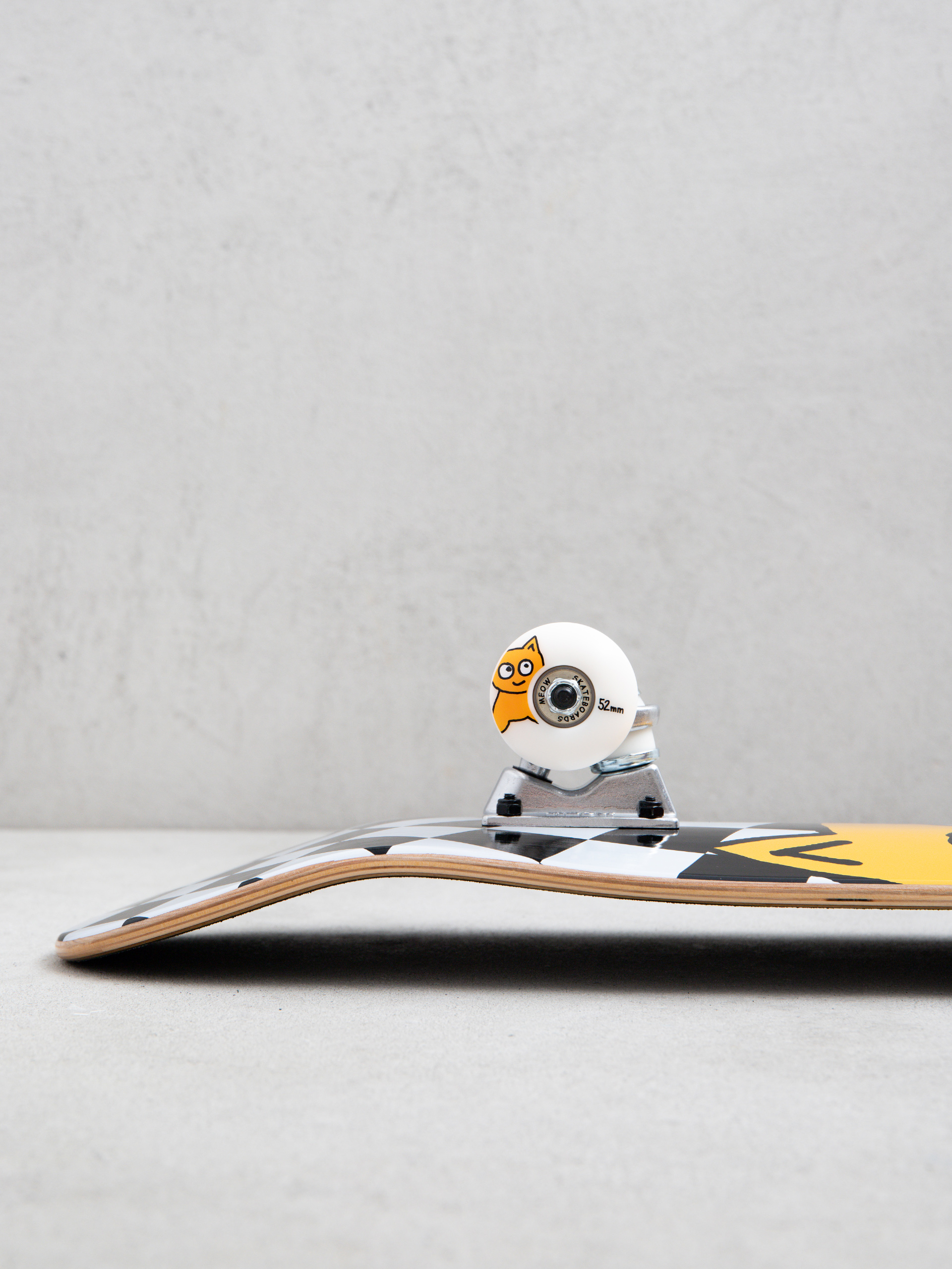 Deskorolka Meow Skateboards Big Cat Checker Twist (black/white)