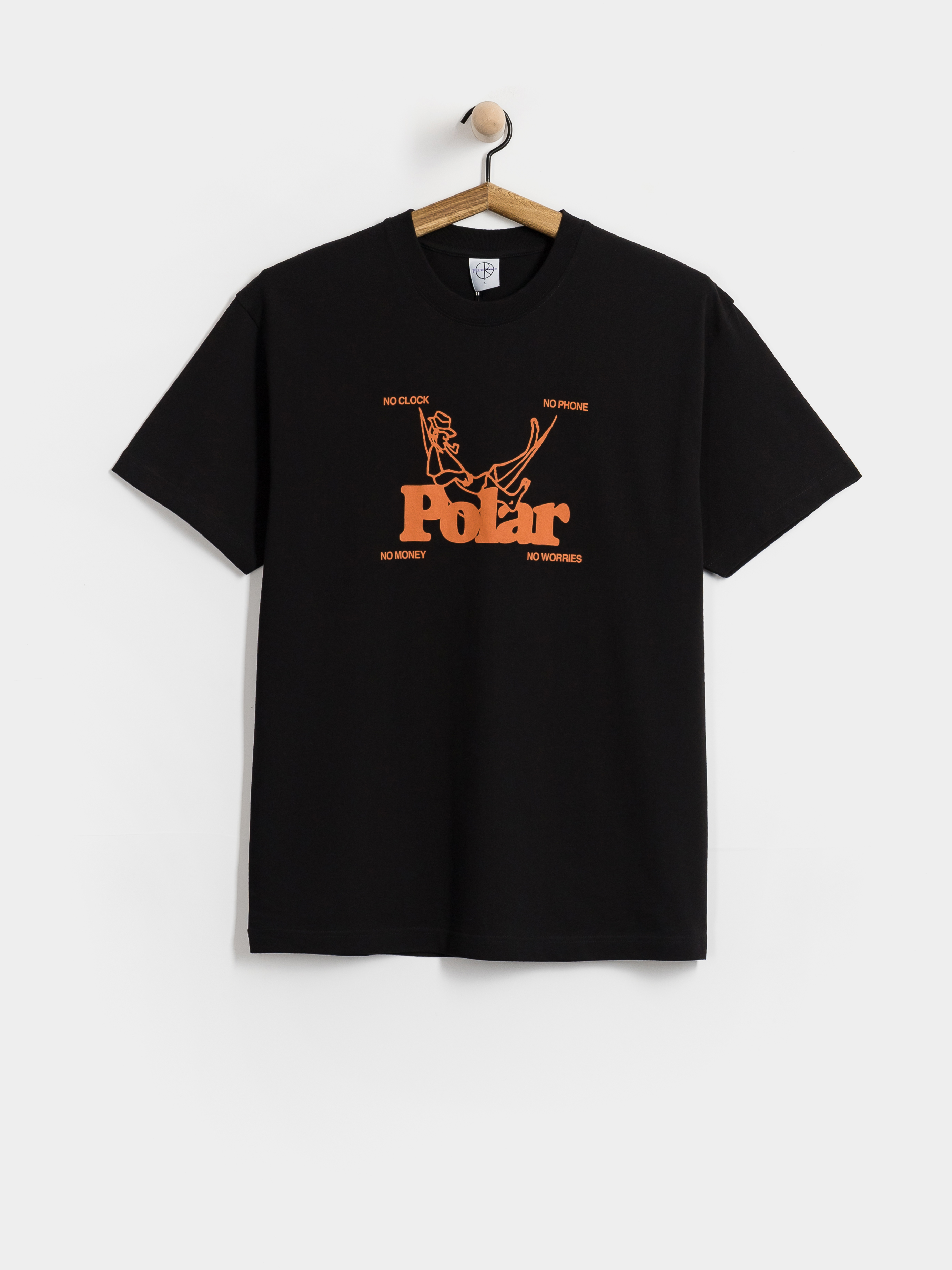 T-shirt Polar Skate No Worries (black)