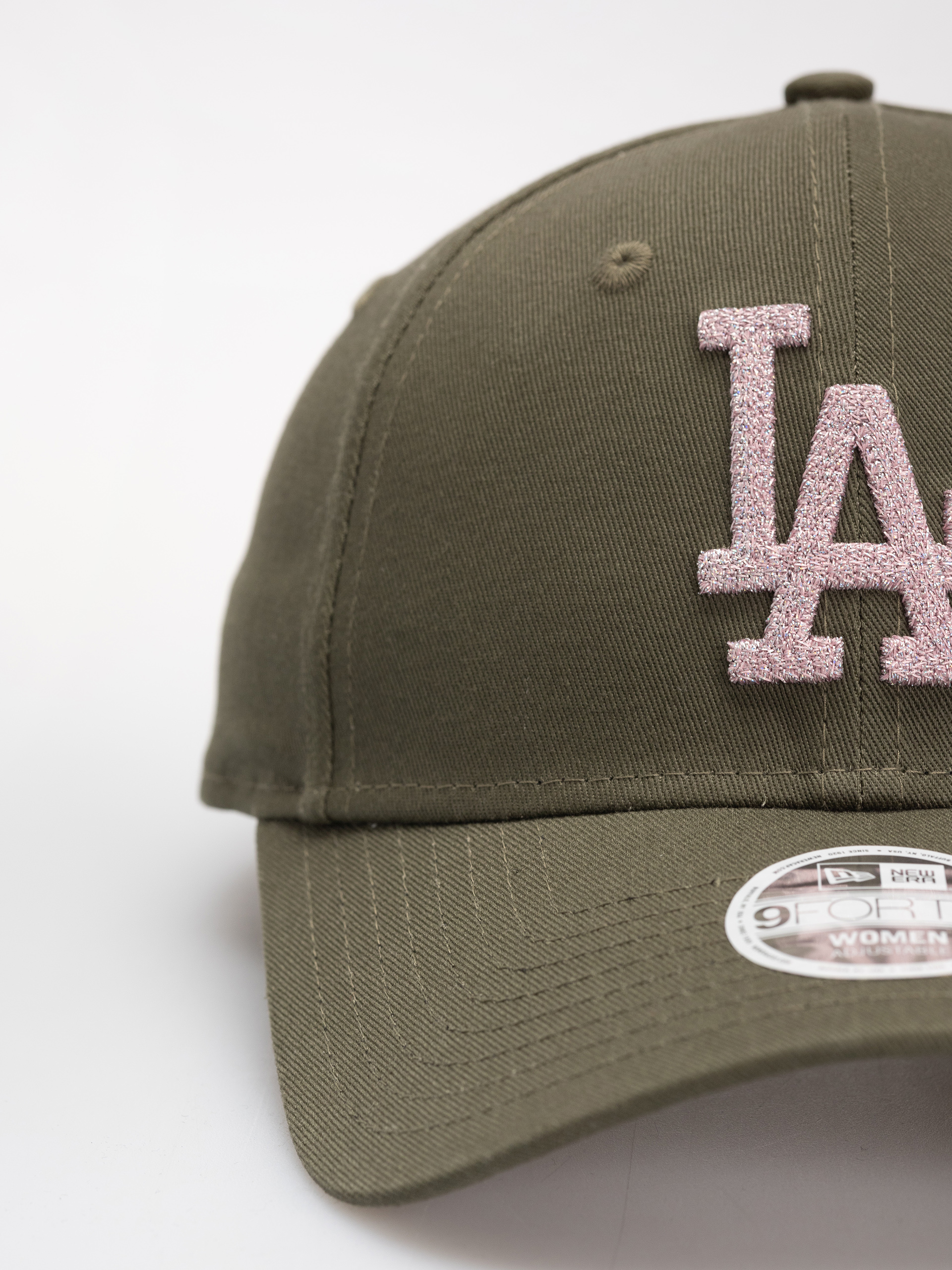 Czapka z daszkiem New Era Metallic 9Forty Los Angeles Dodgers Wmn (olive)