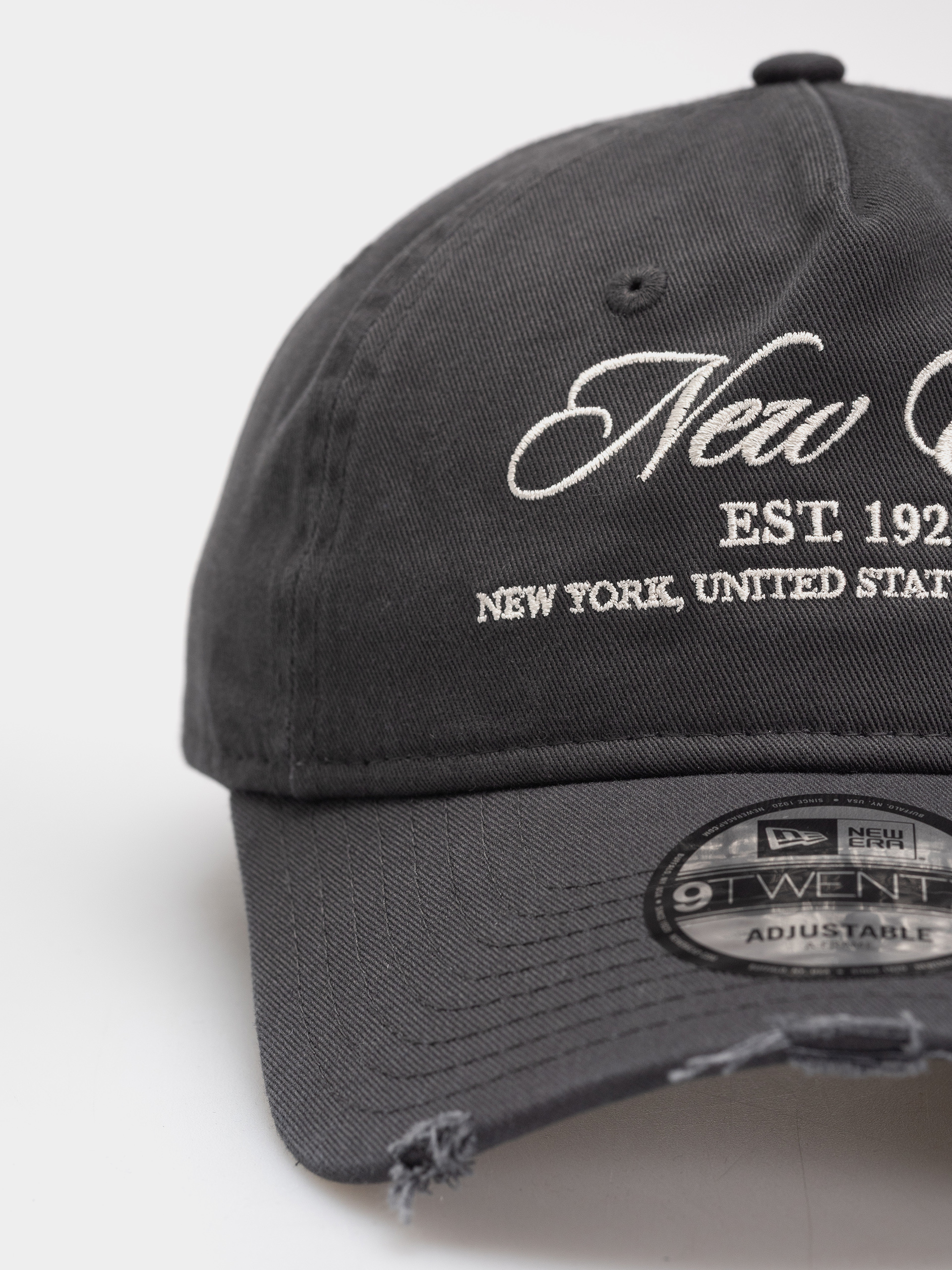 Czapka z daszkiem New Era Wash Distress 9Twenty (black)