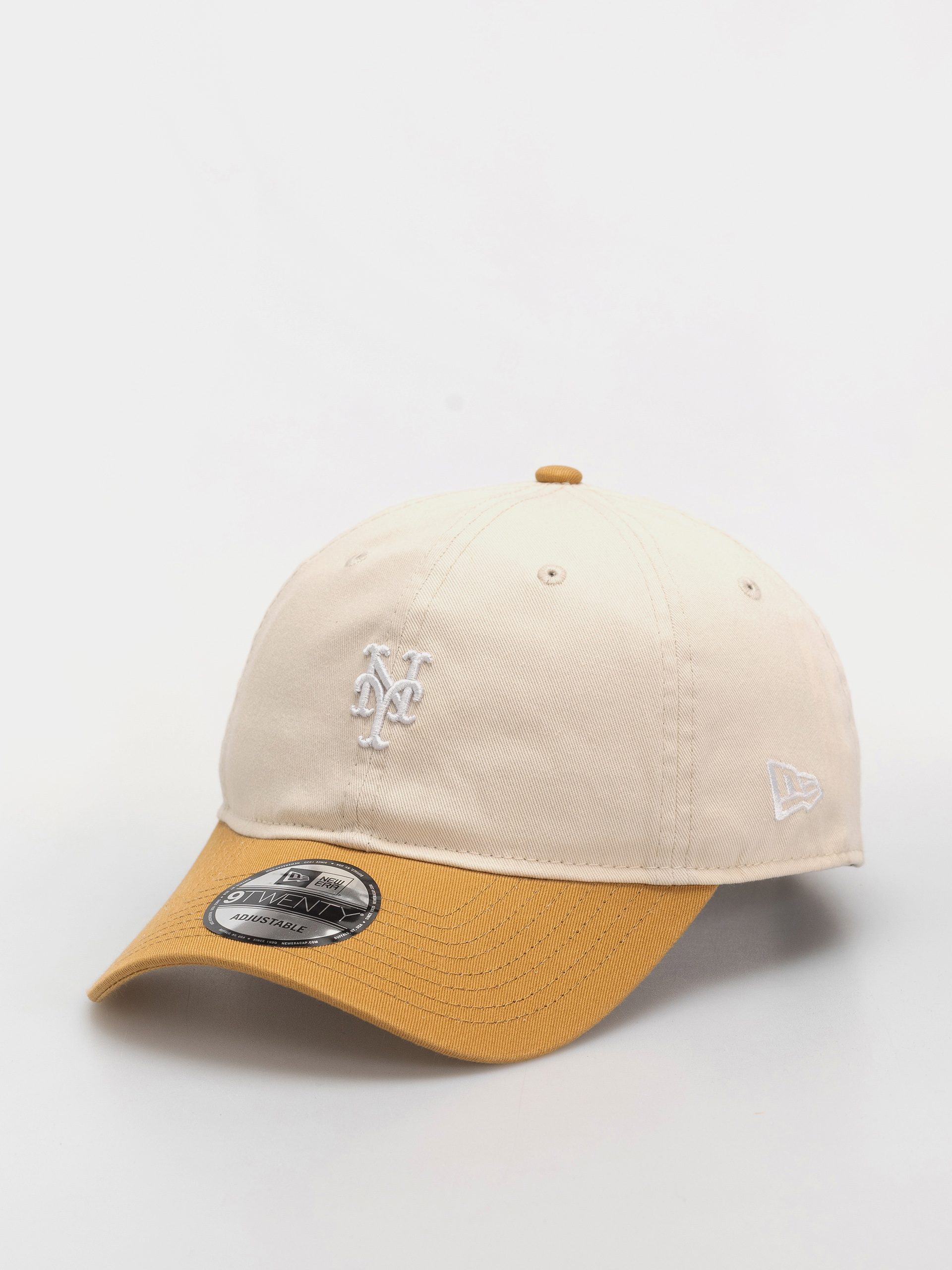 Czapka z daszkiem New Era Mini Washed Contrast 9Twenty Mets (light cream/brown)