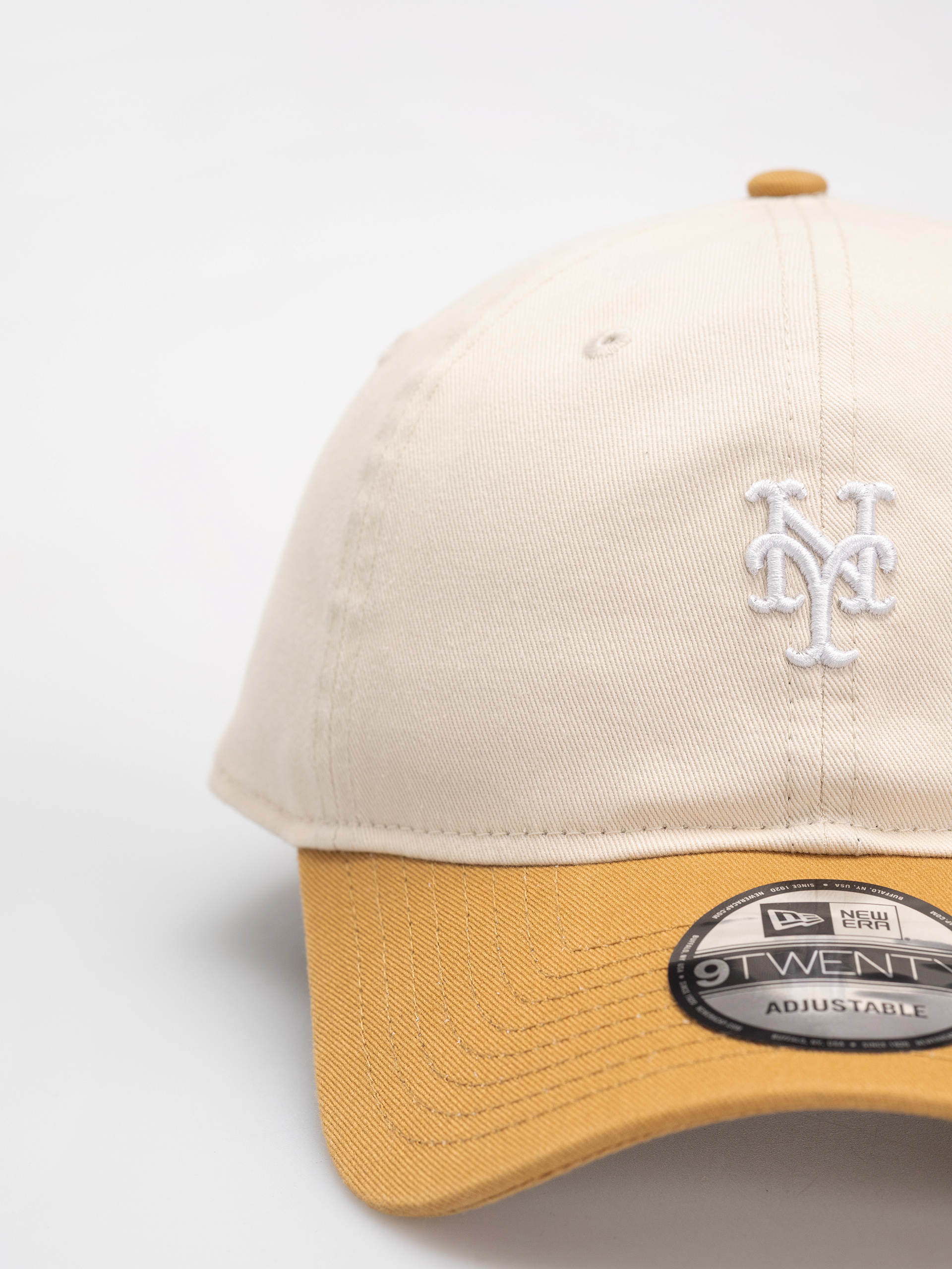 Czapka z daszkiem New Era Mini Washed Contrast 9Twenty Mets (light cream/brown)