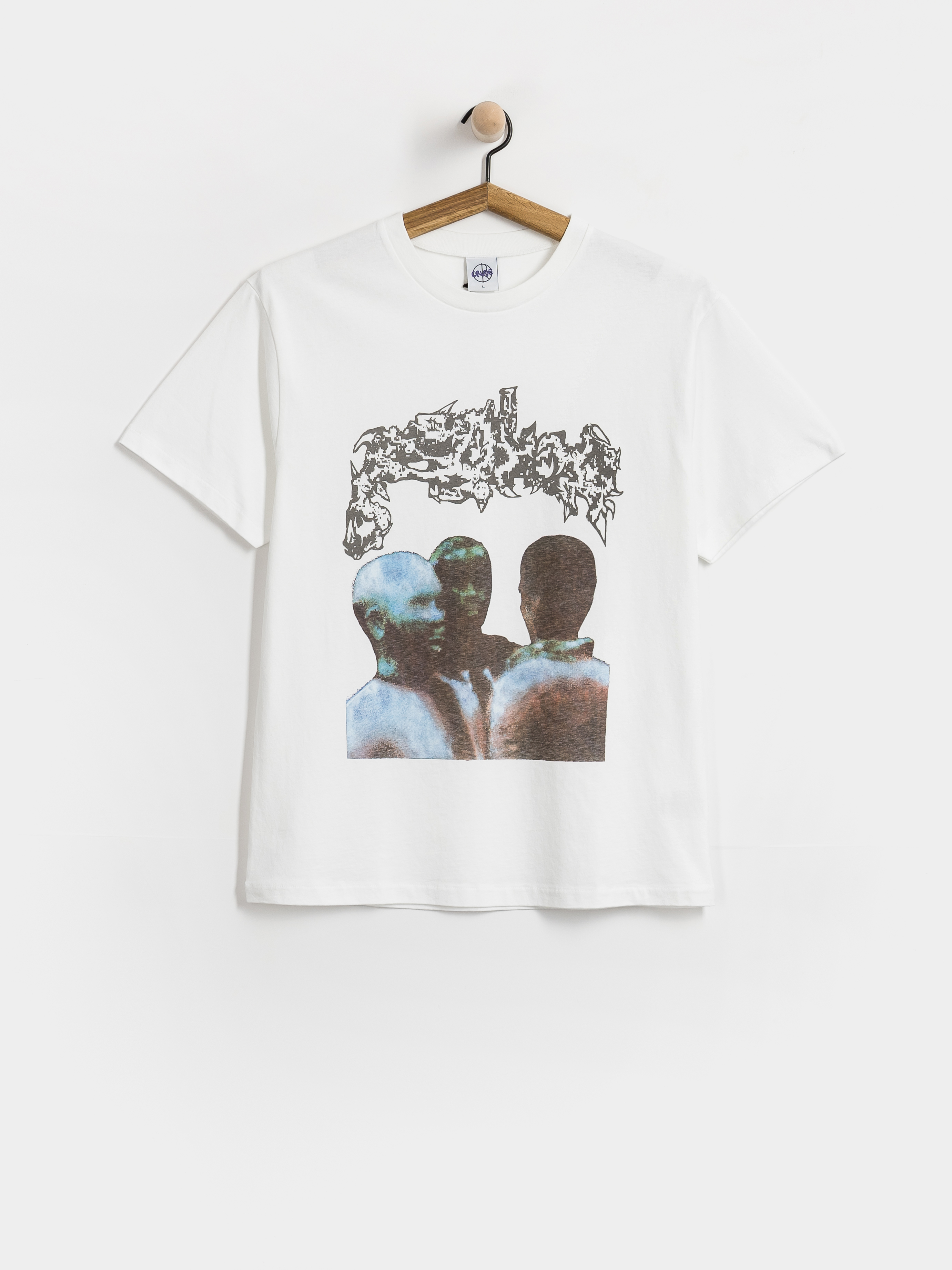 T-shirt Polar Skate Band Overhead (white)