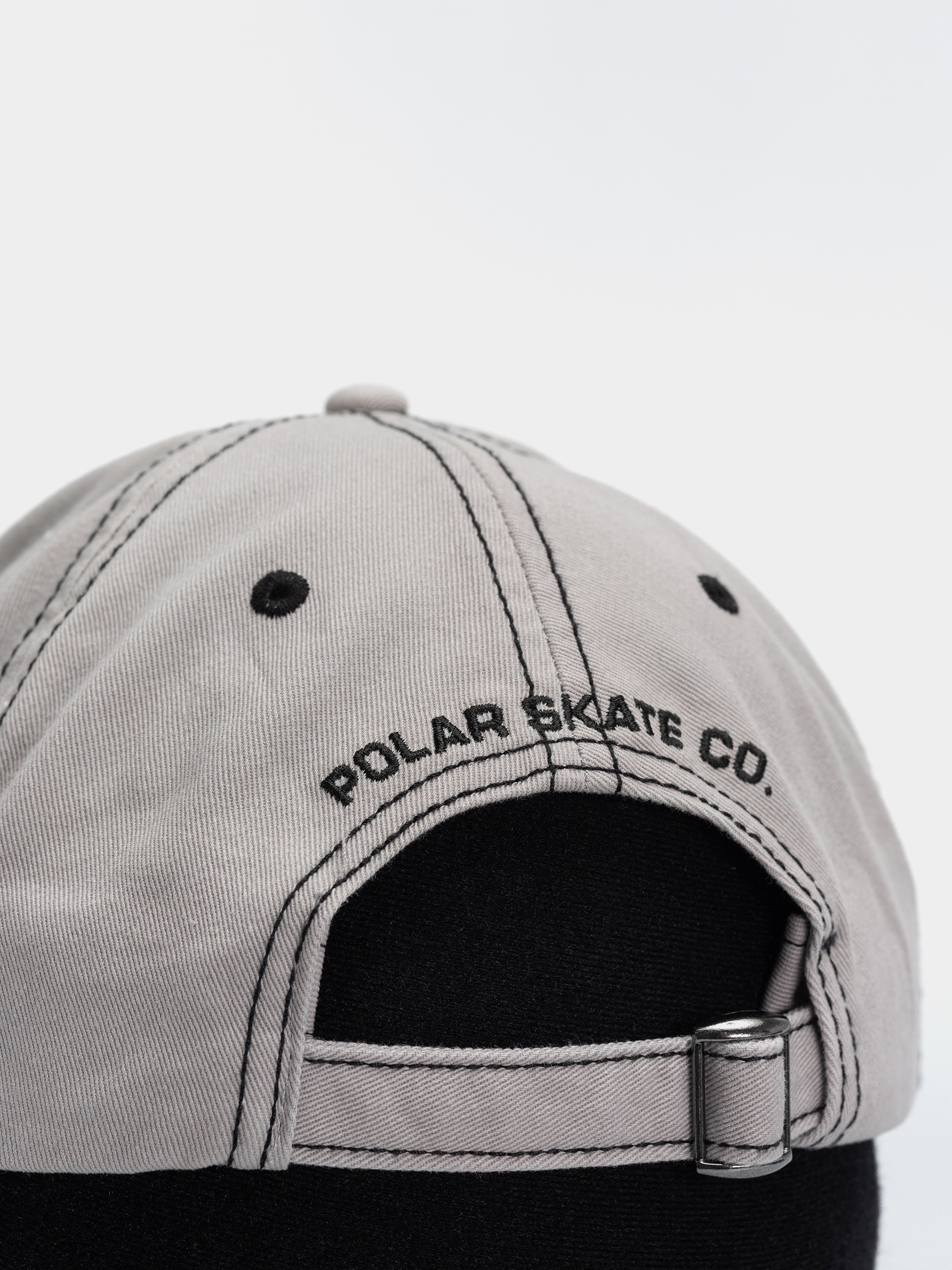 Czapka z daszkiem Polar Skate Sai Contrast (washed grey)