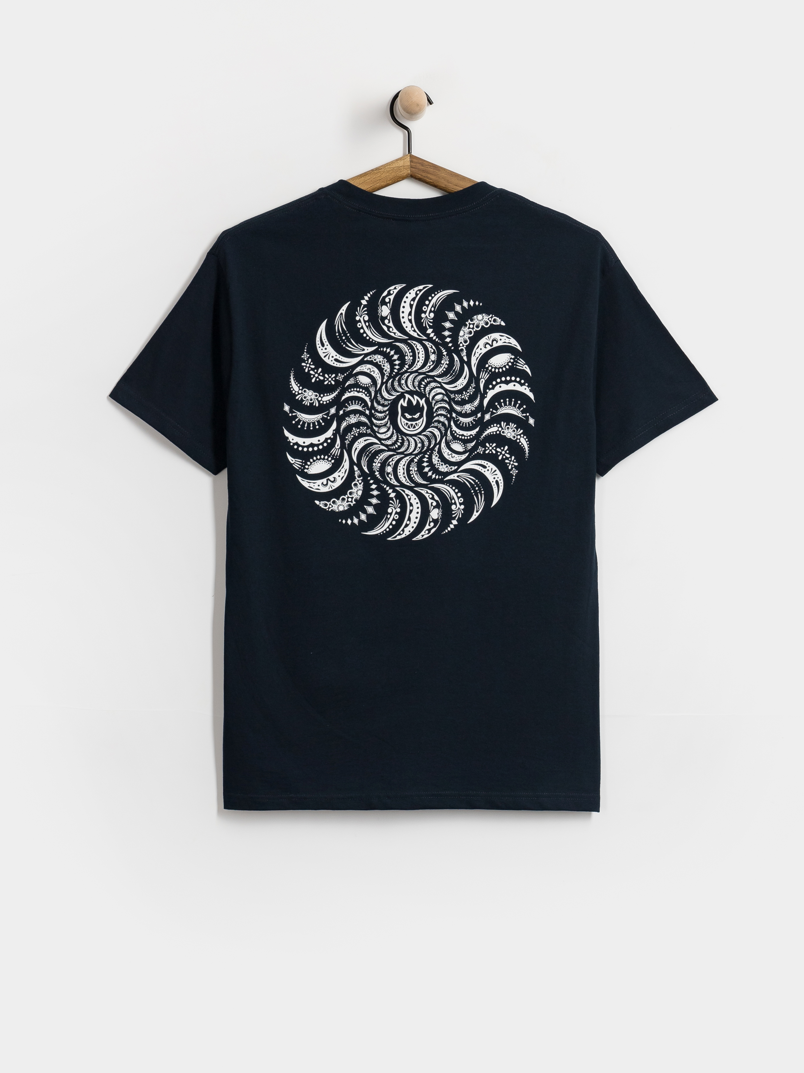 T-shirt Spitfire Classic Swirl Paisley (true navy w/white prints)