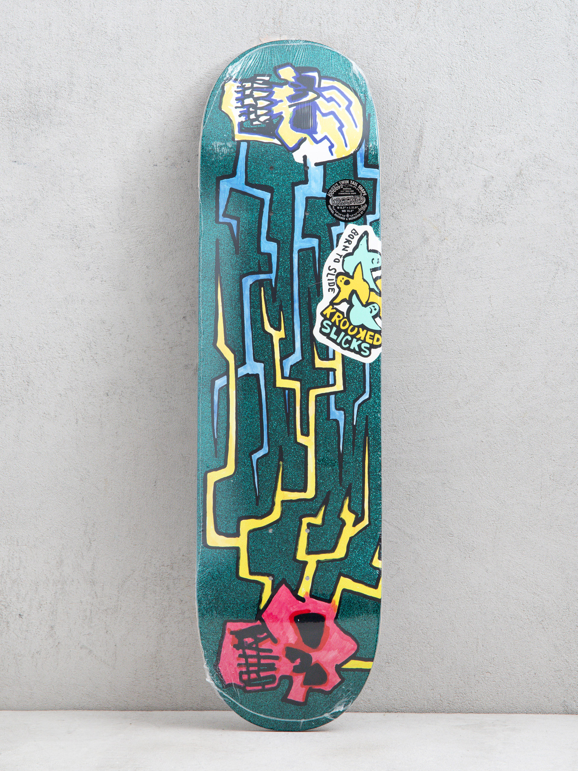 Deck Krooked Worrest Skulls And Bolts Slick