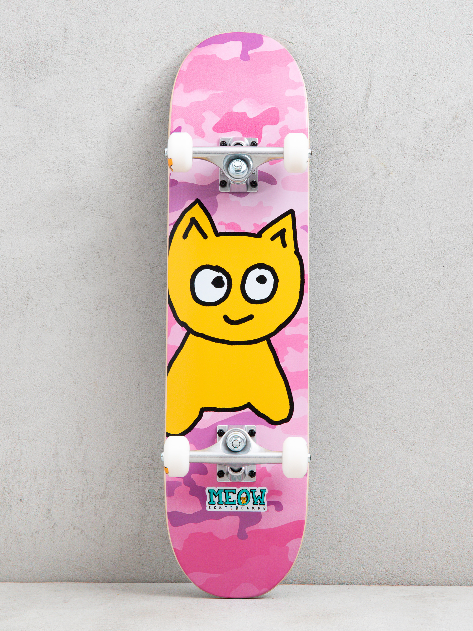 Deskorolka Meow Skateboards Big Cat (camo pink)