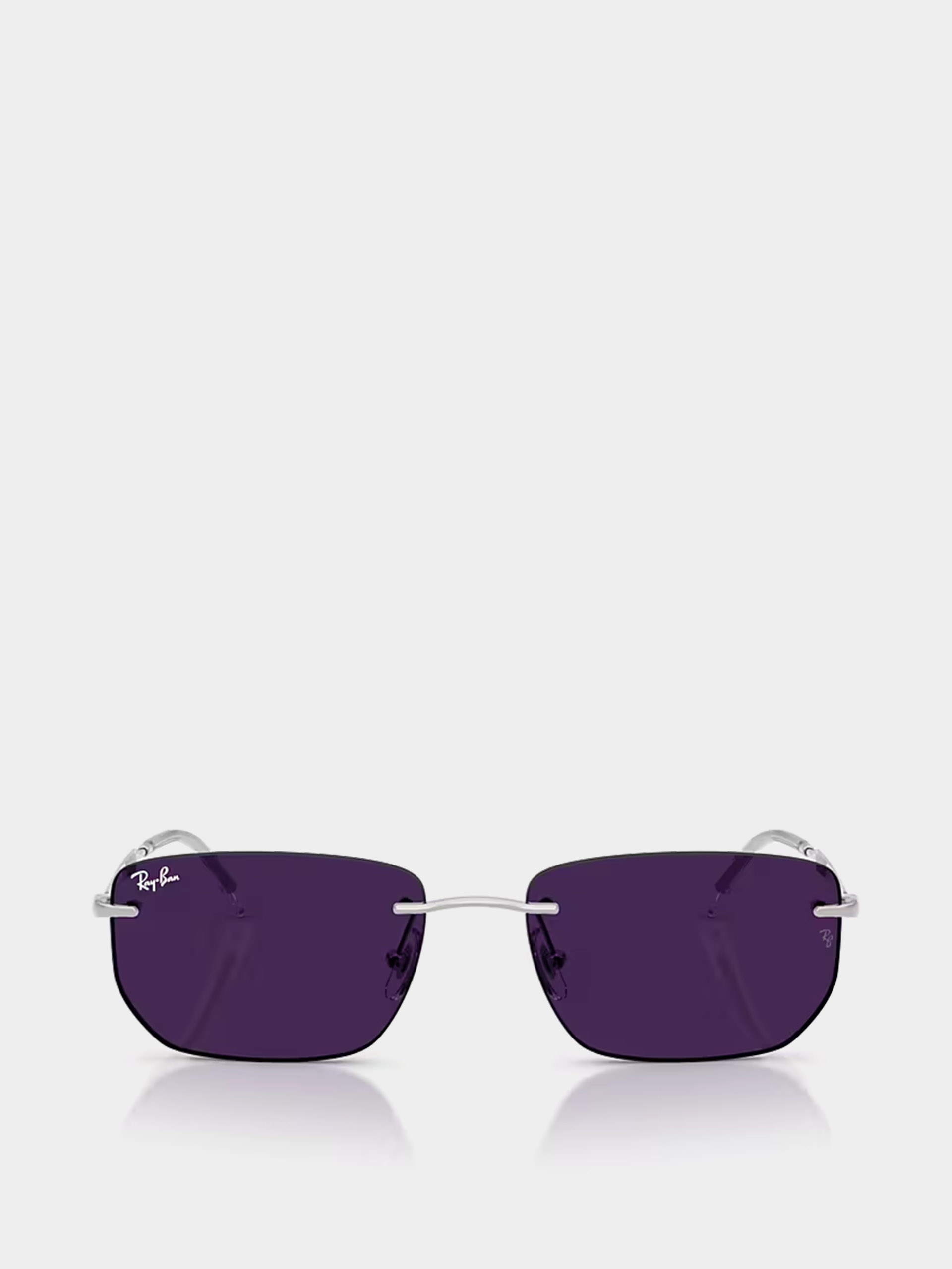 Okulary przeciwsłoneczne Ray-Ban Rb3768 Transitions Color Touch (polerowany srebrny/ametyst transitions)