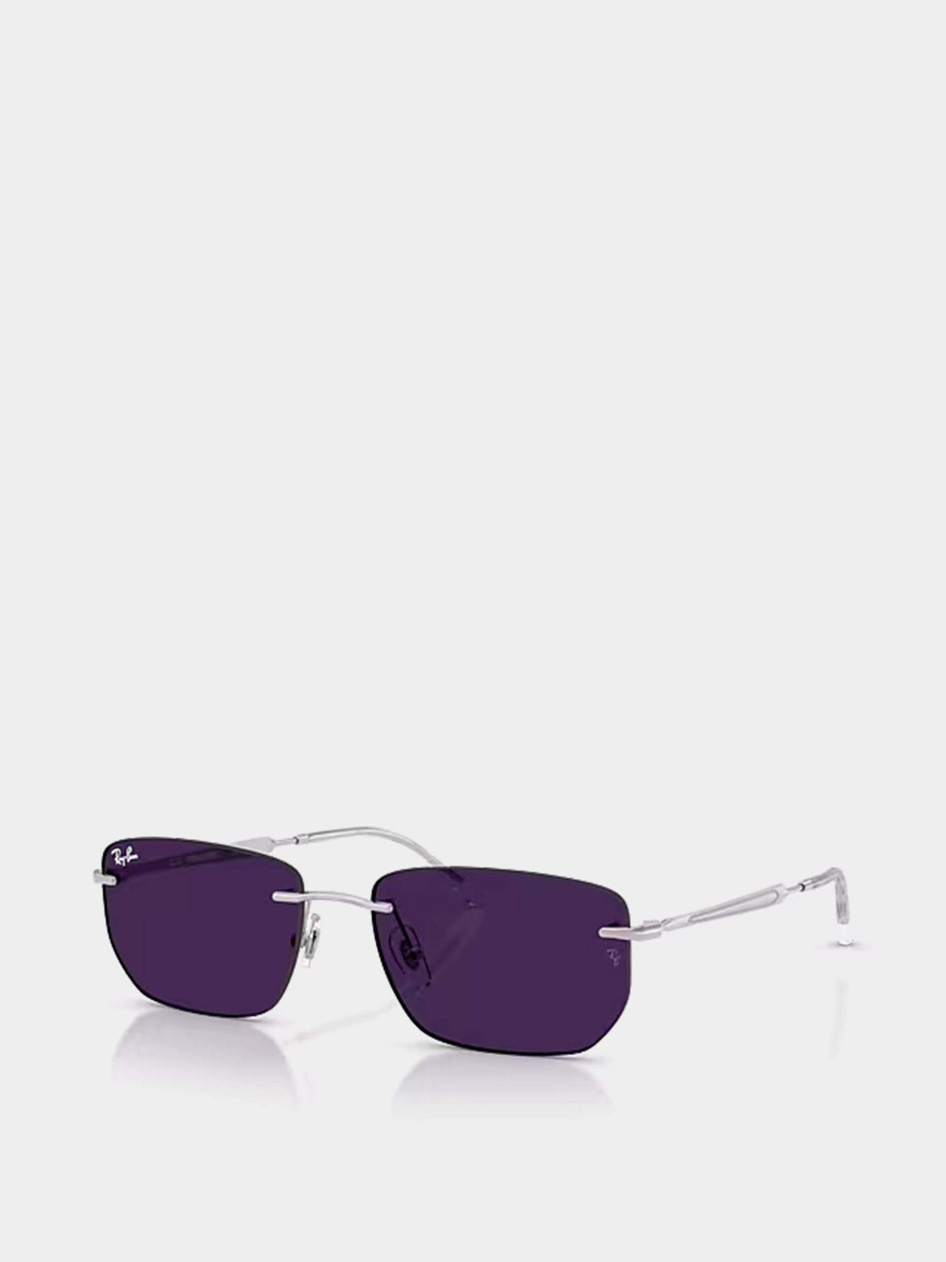 Okulary przeciwsłoneczne Ray-Ban Rb3768 Transitions Color Touch (polerowany srebrny/ametyst transitions)