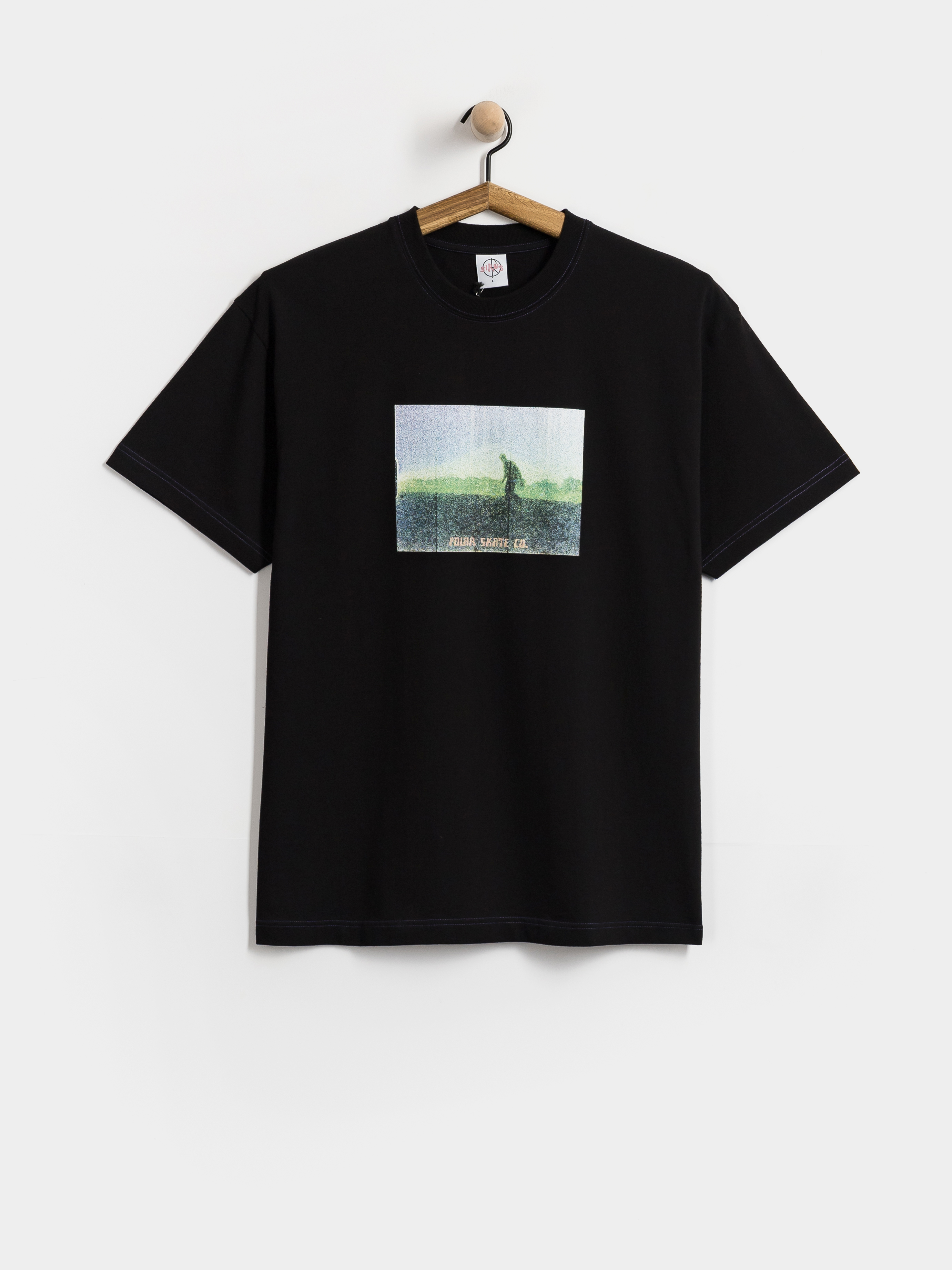 T-shirt Polar Skate Contrast Beach Walk (black/purple)