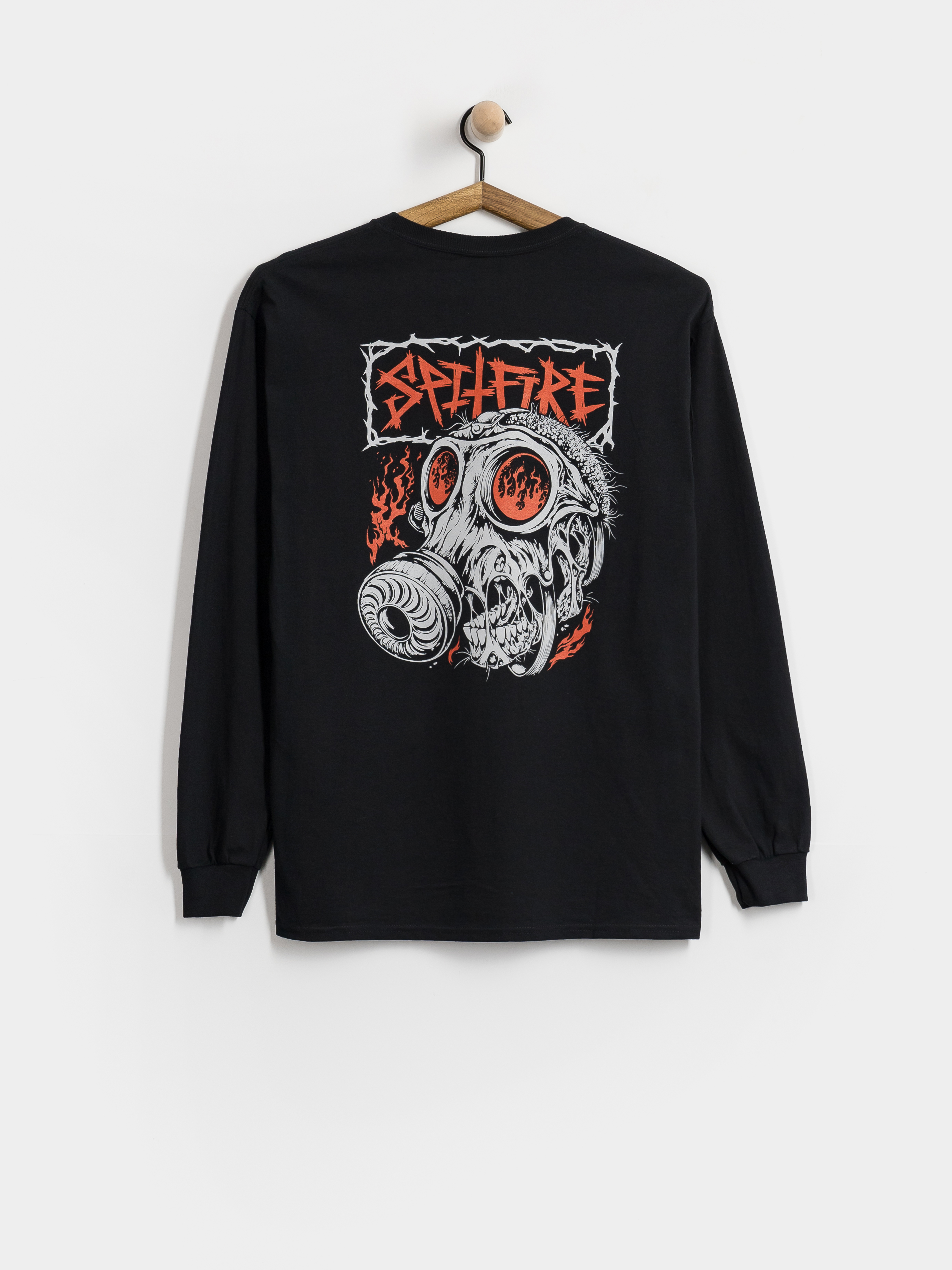 Longsleeve Spitfire Gas Mask (black w/multi color prints)