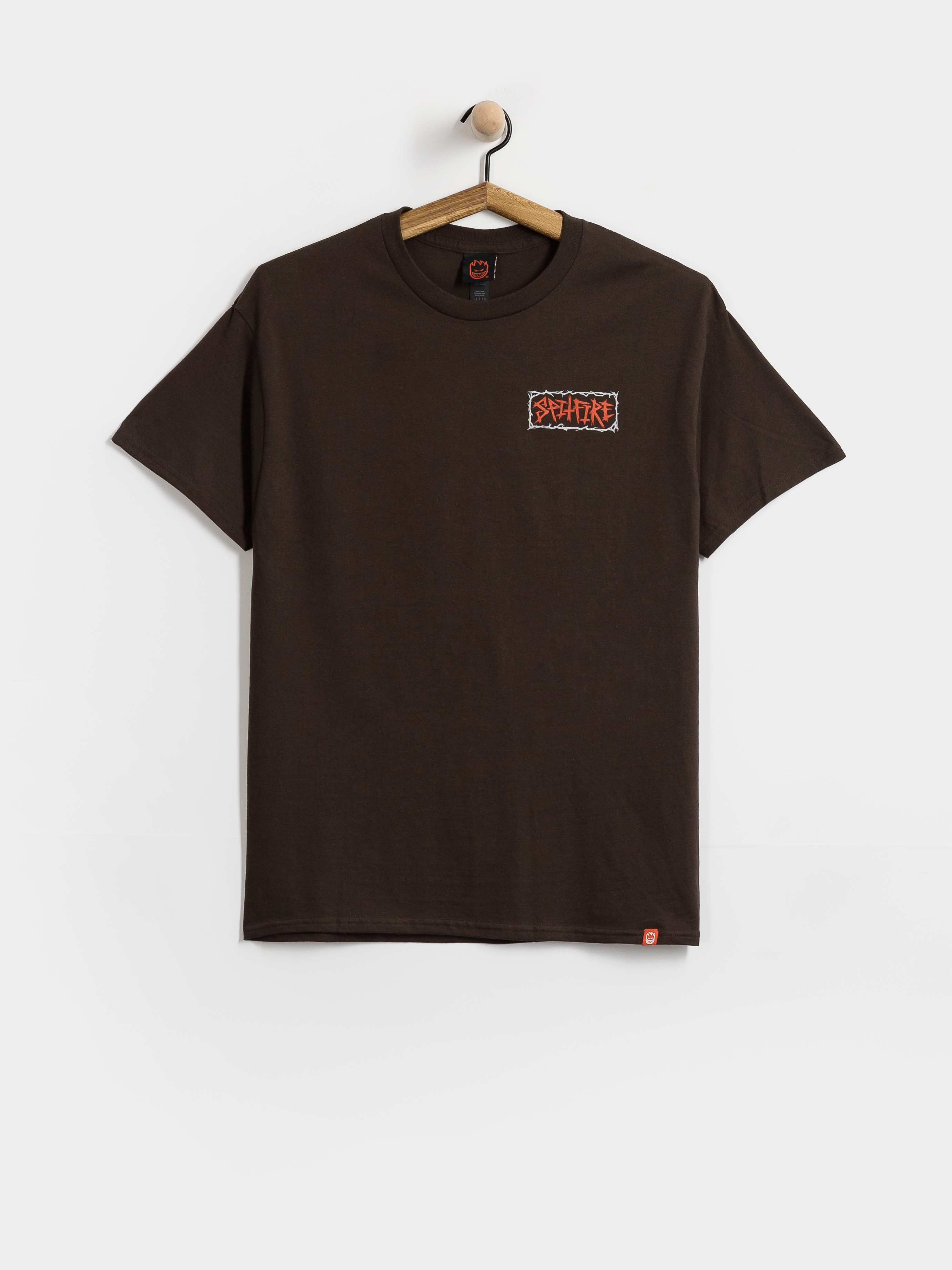T-shirt Spitfire Gas Mask (dark chocolate w/multi color prints)