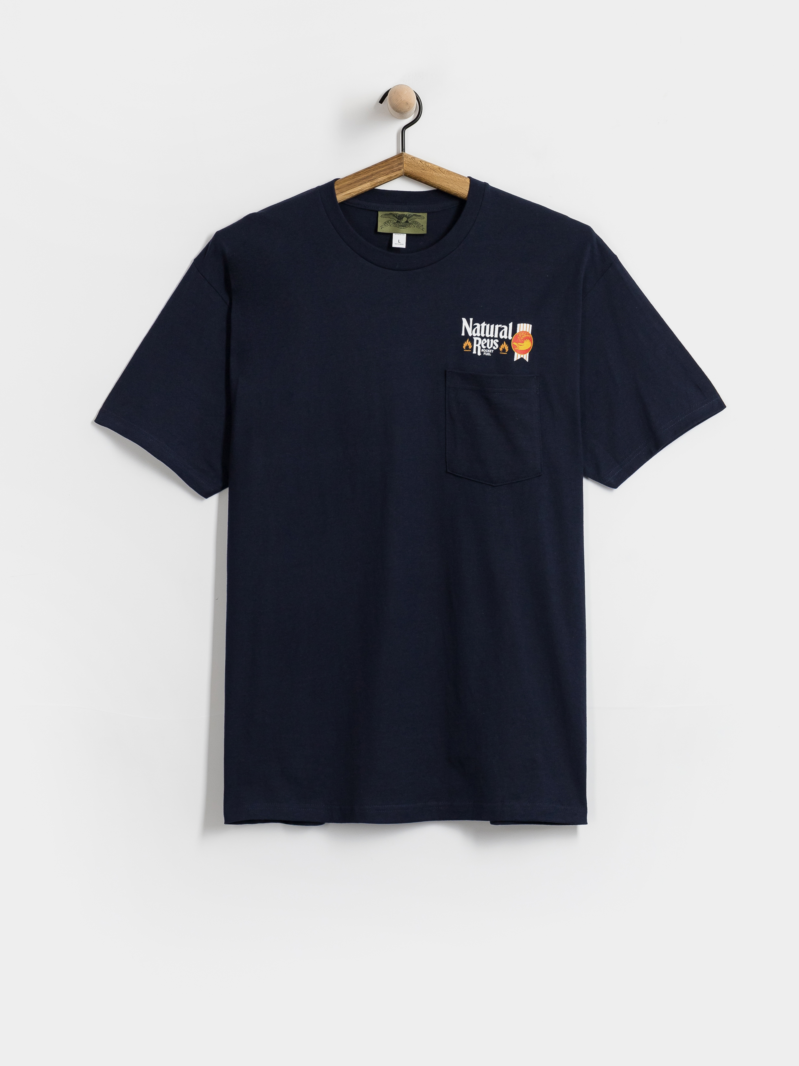T-shirt Antihero Natty Revs (navy w/multi color prints)