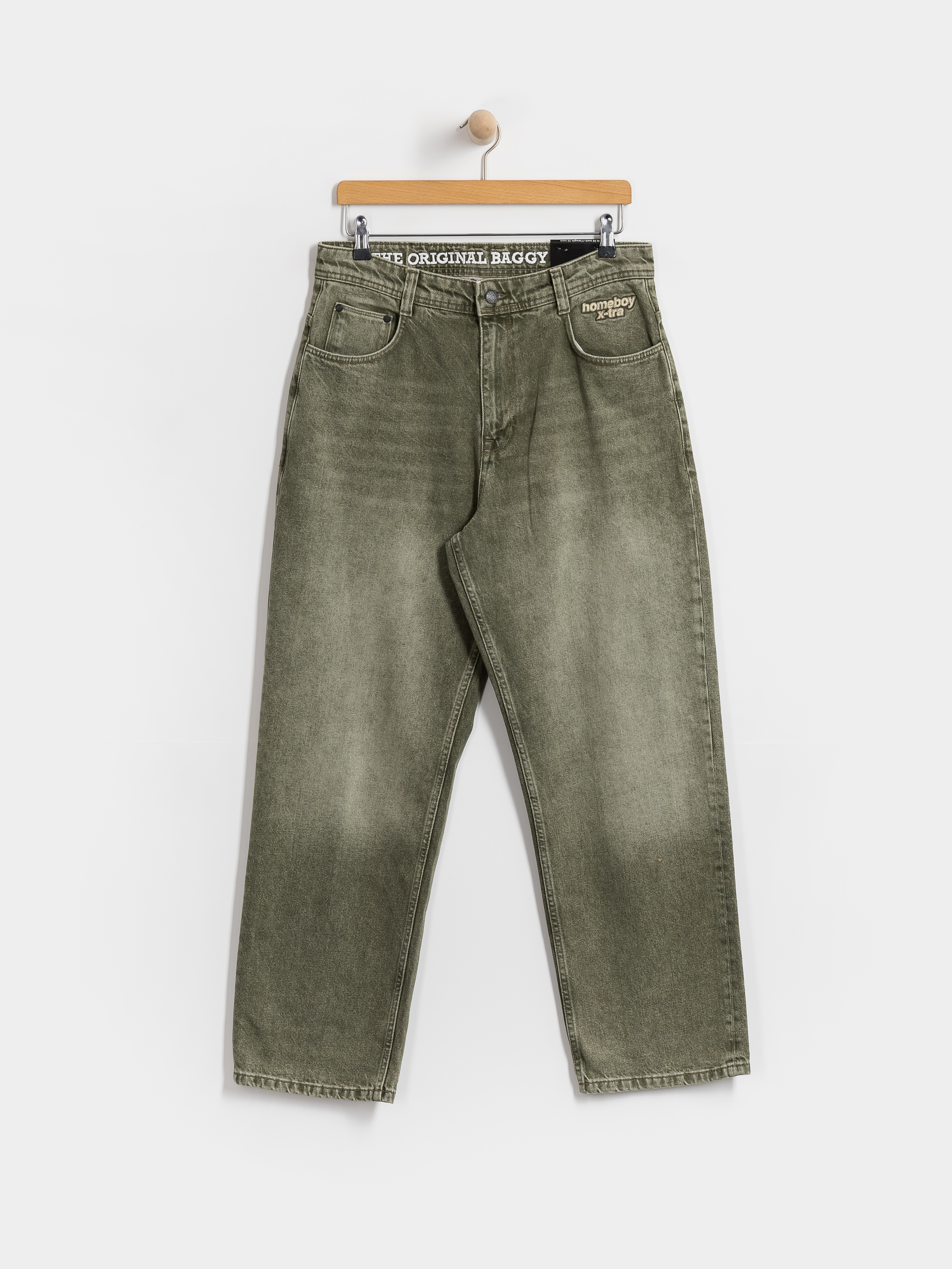 Spodnie Homeboy X Tra Baggy Dye Denim (washed green)