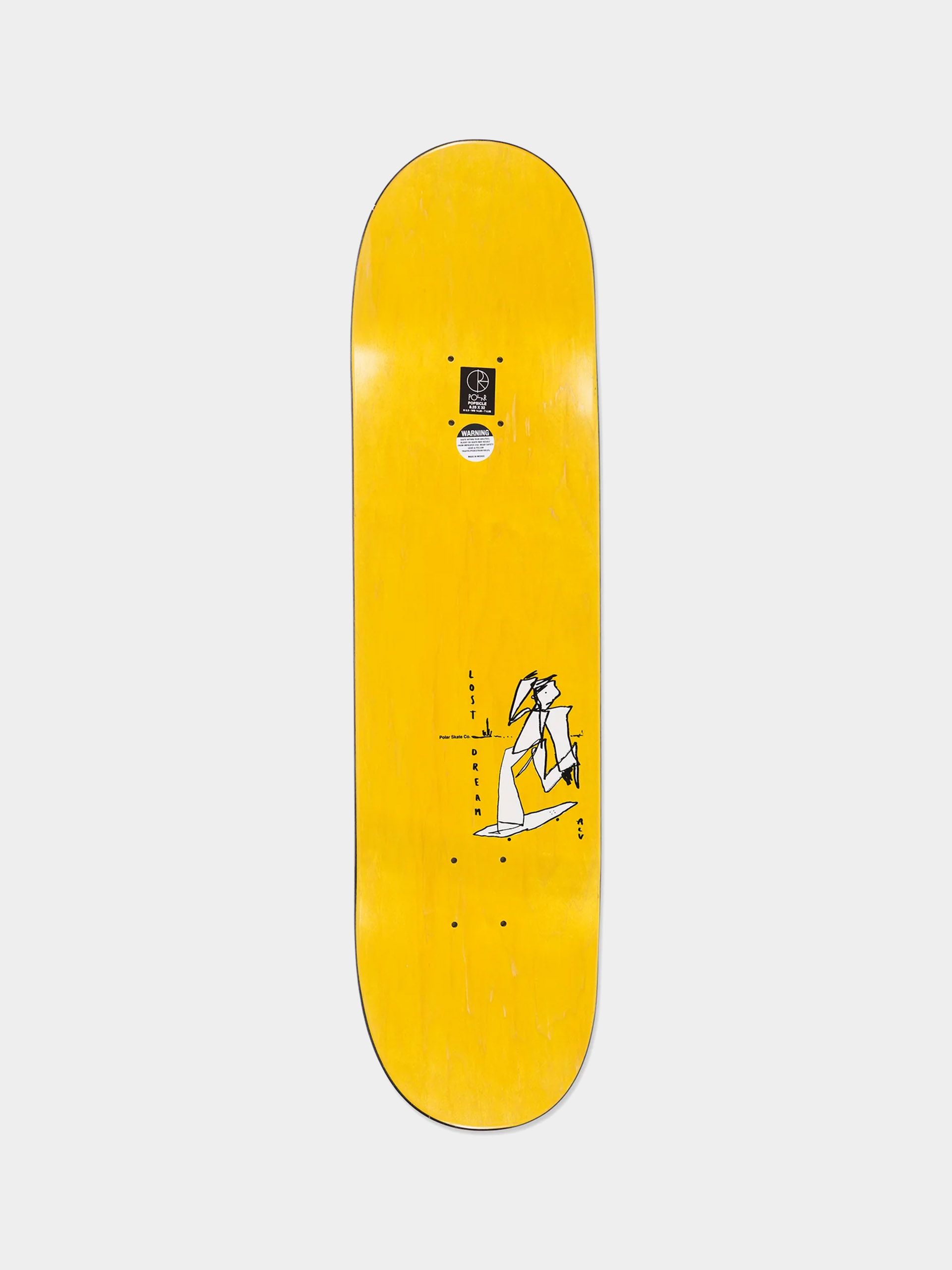 Deck Polar Skate Team Alv Soul Portrait (grey)