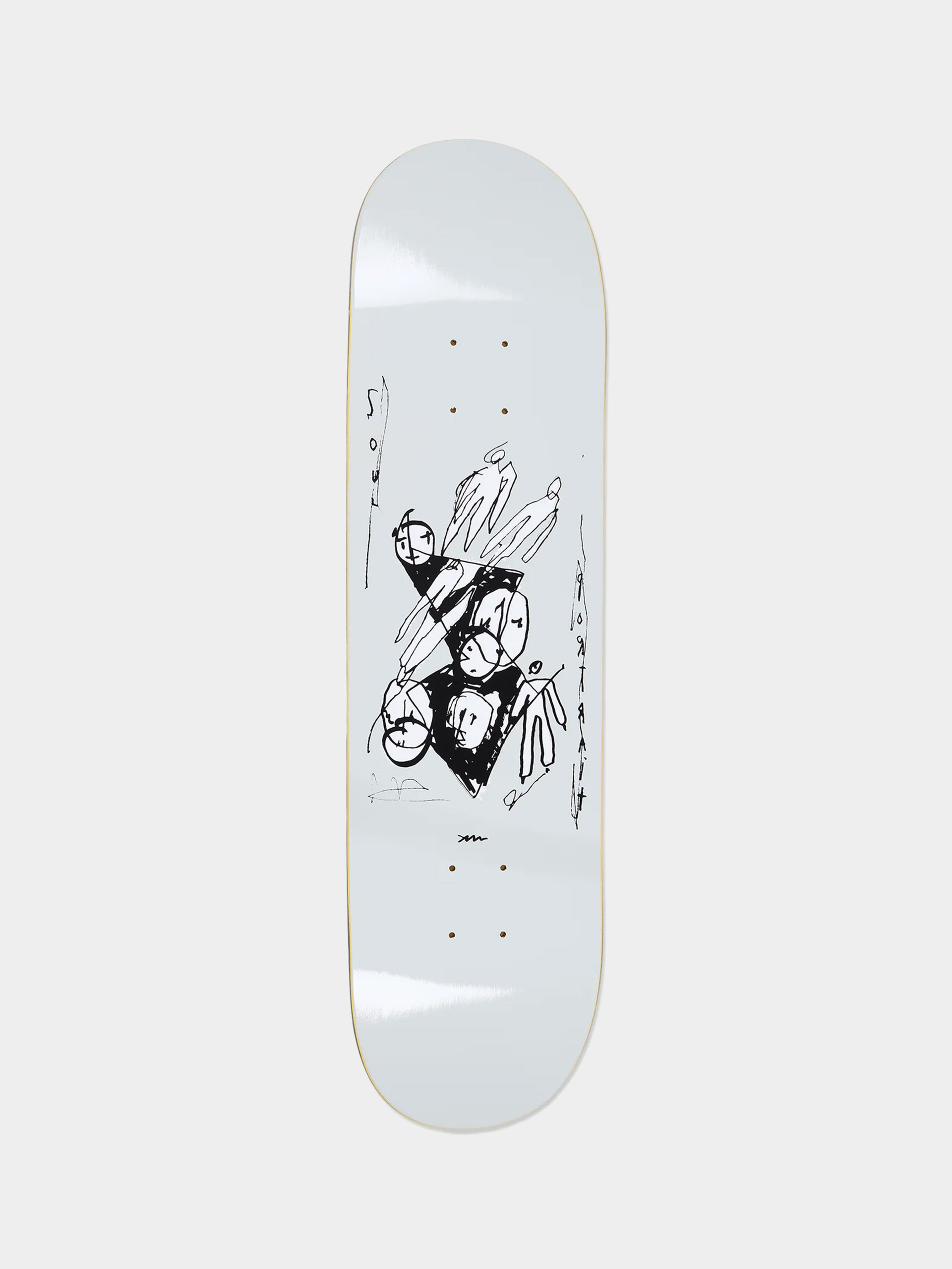 Deck Polar Skate Team Alv Soul Portrait (grey)