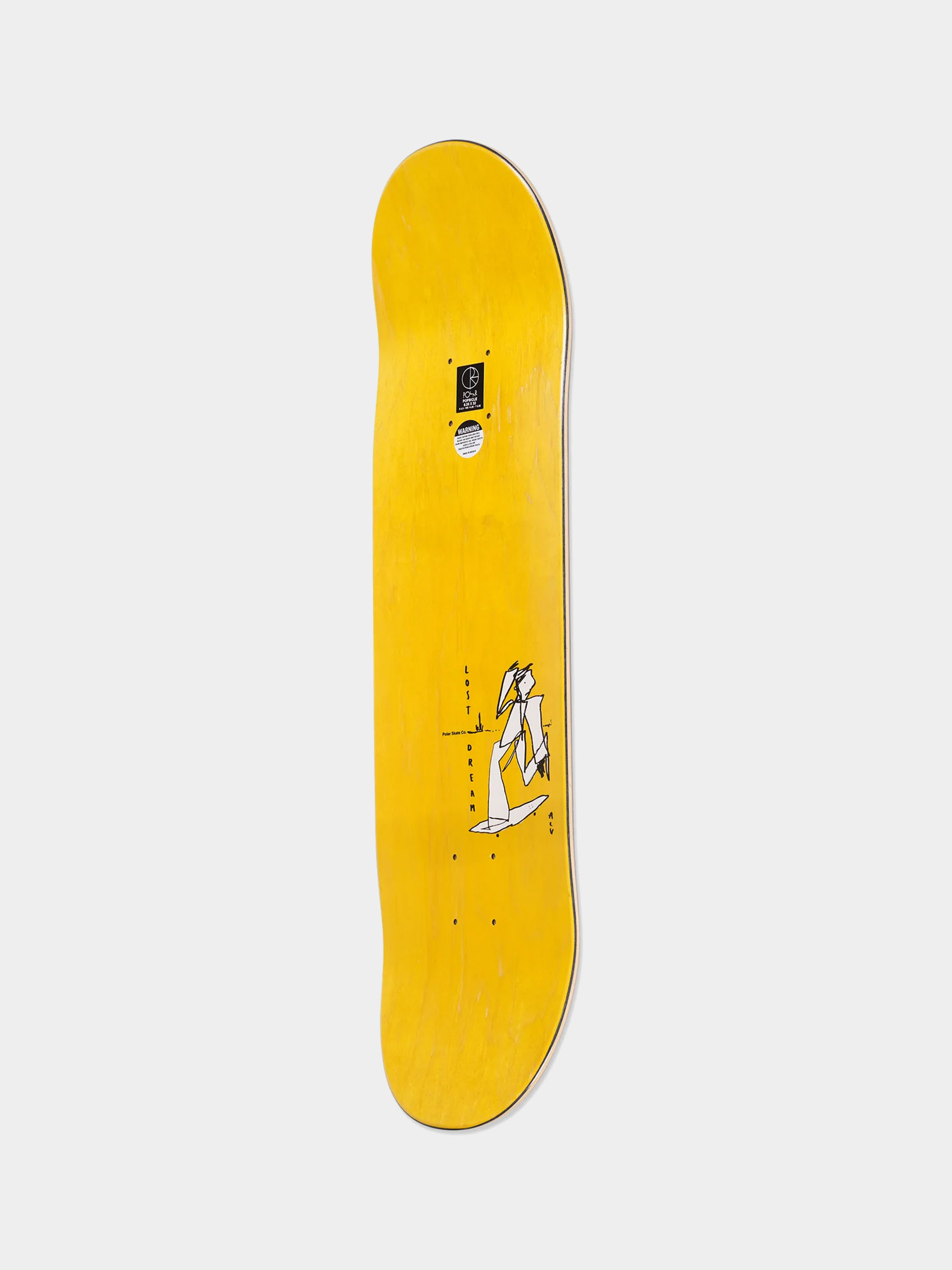 Deck Polar Skate Team Alv Soul Portrait (grey)