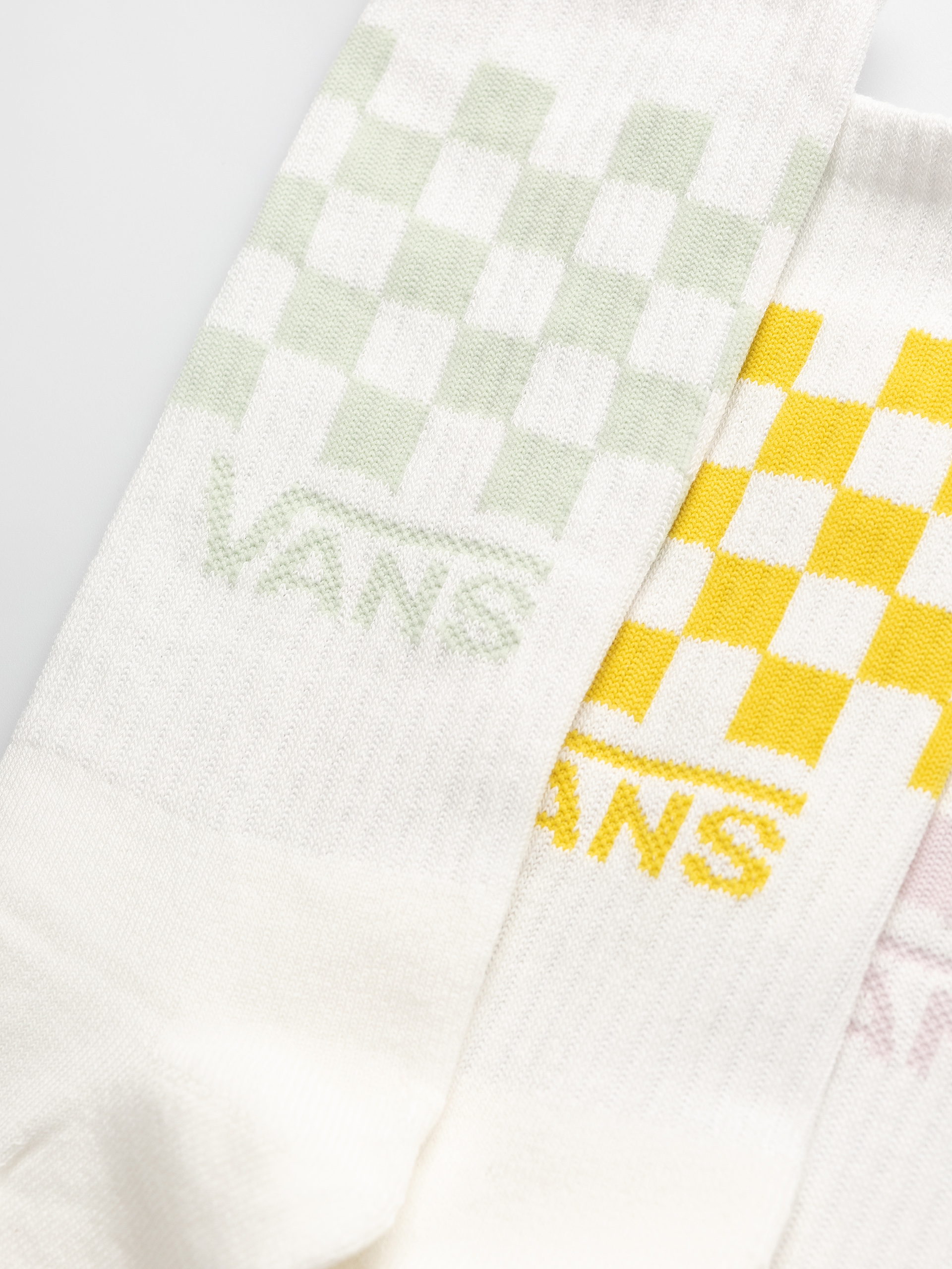 Skarpetki Vans Classic Check Crew (dusty gold)