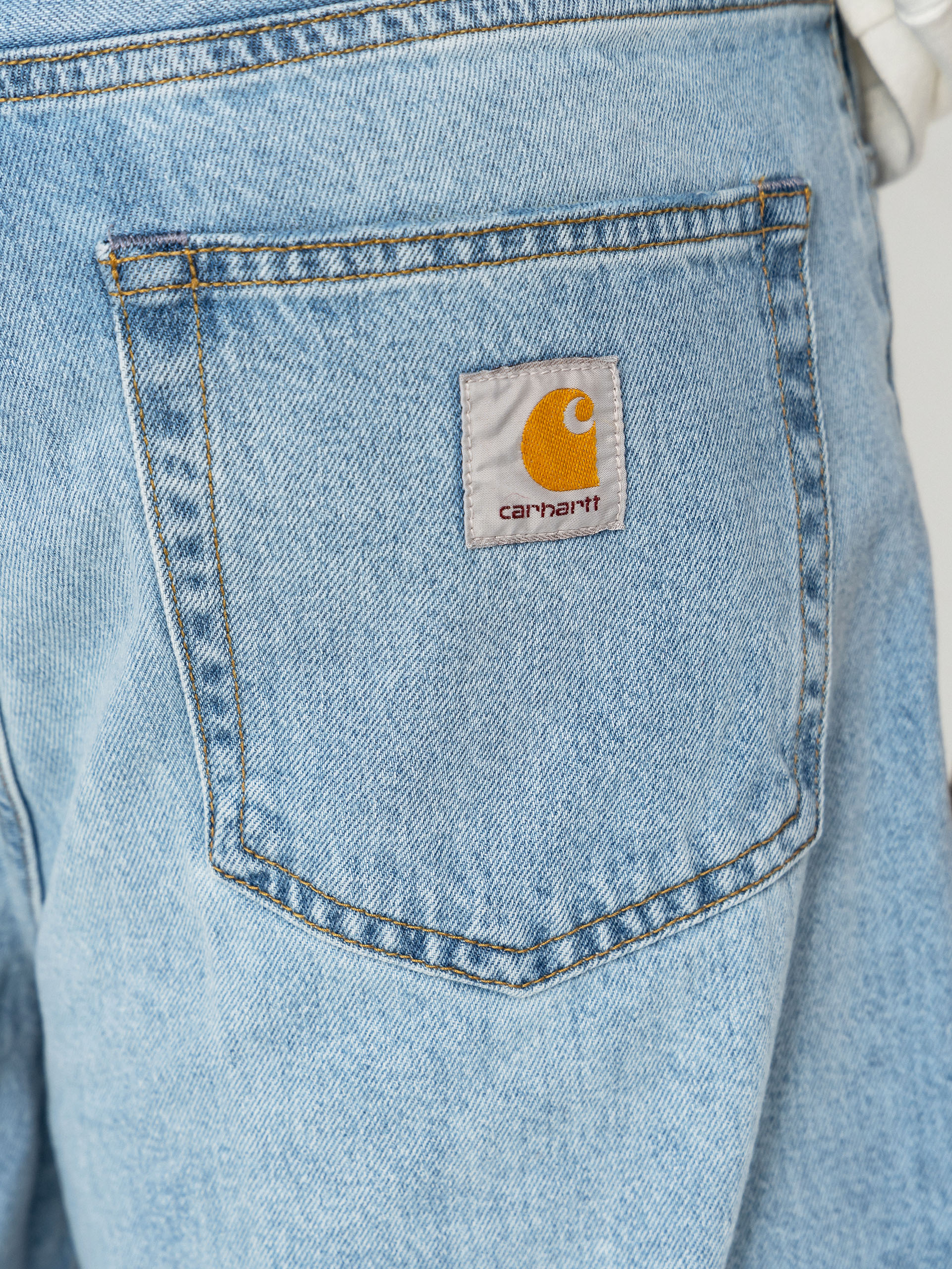 Szorty Carhartt WIP Landon (blue heavy worn bleached)