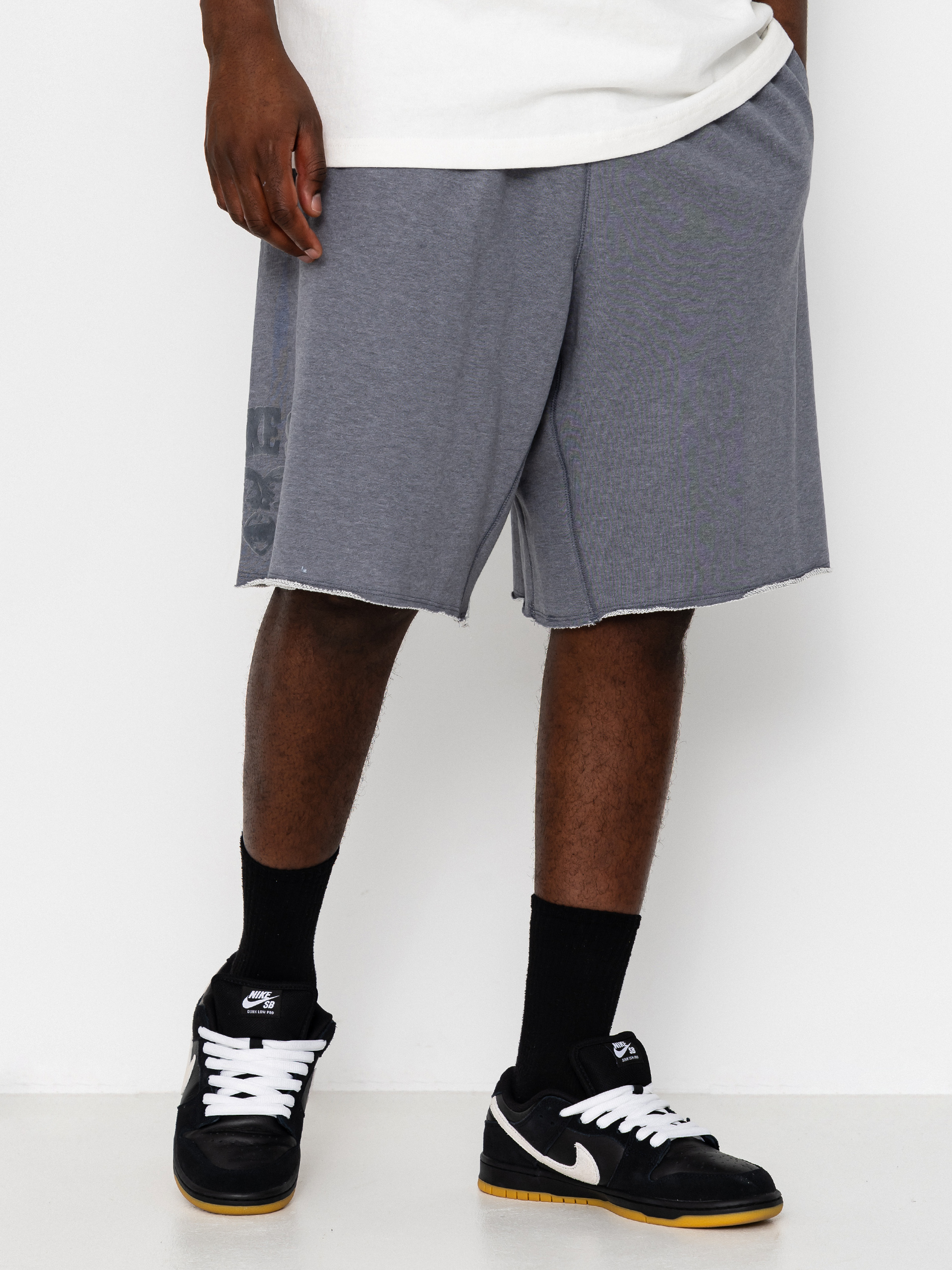 Szorty Nike SB Gfx Flc (cool grey/htr/white)