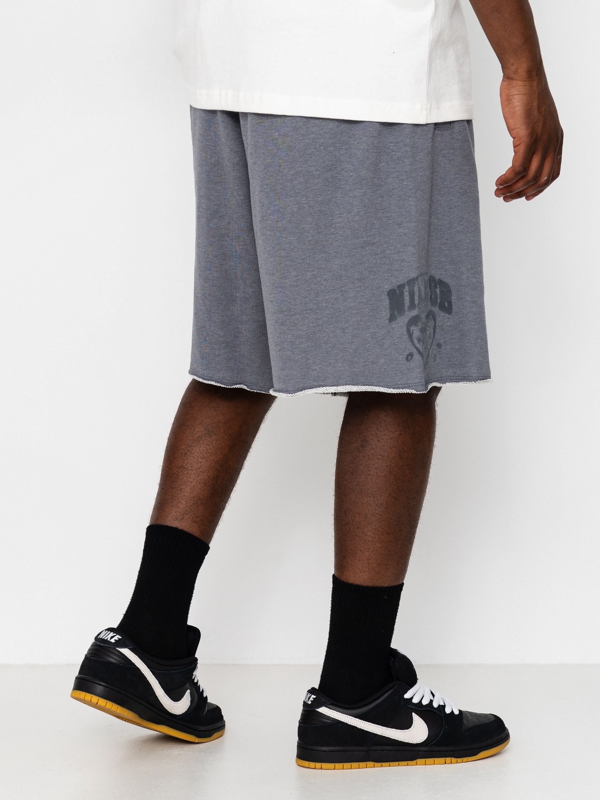 Szorty Nike SB Gfx Flc (cool grey/htr/white)