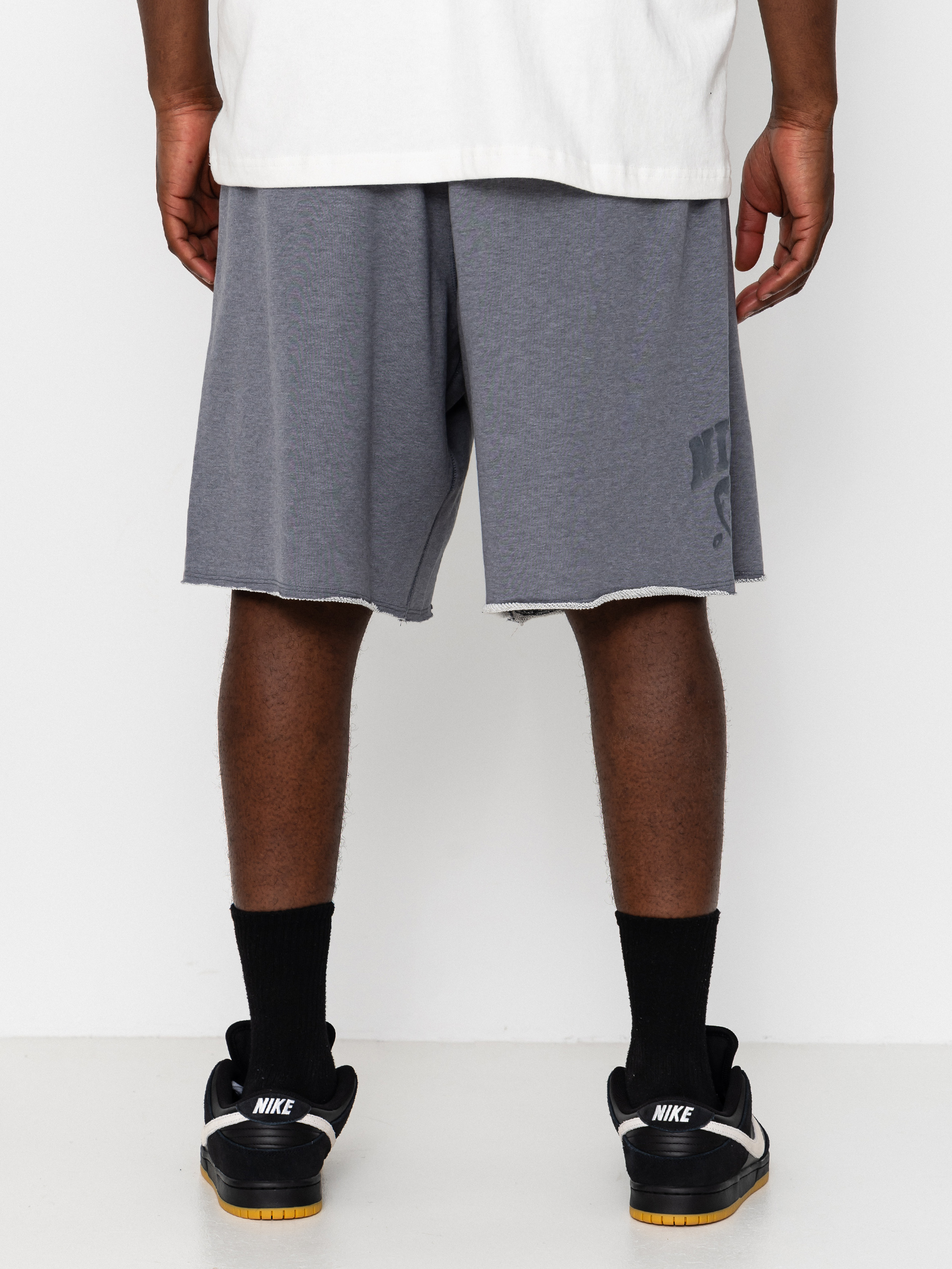 Szorty Nike SB Gfx Flc (cool grey/htr/white)