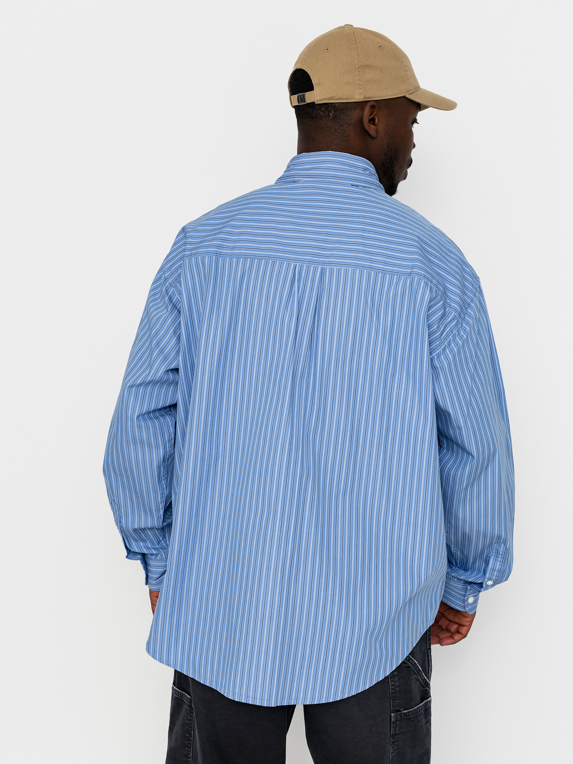 Koszula Carhartt WIP Keene (keene stripe curacao)