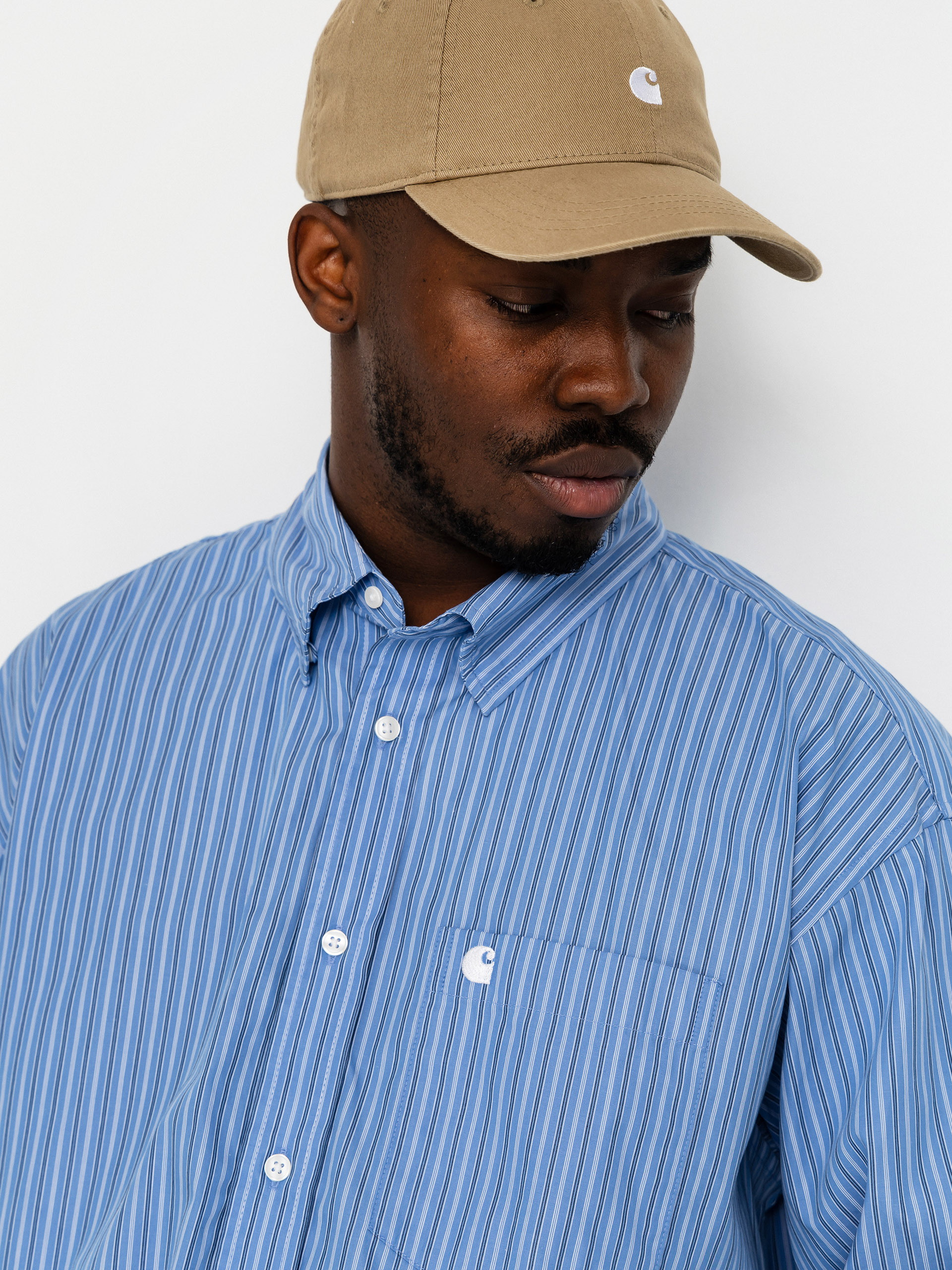 Koszula Carhartt WIP Keene (keene stripe curacao)