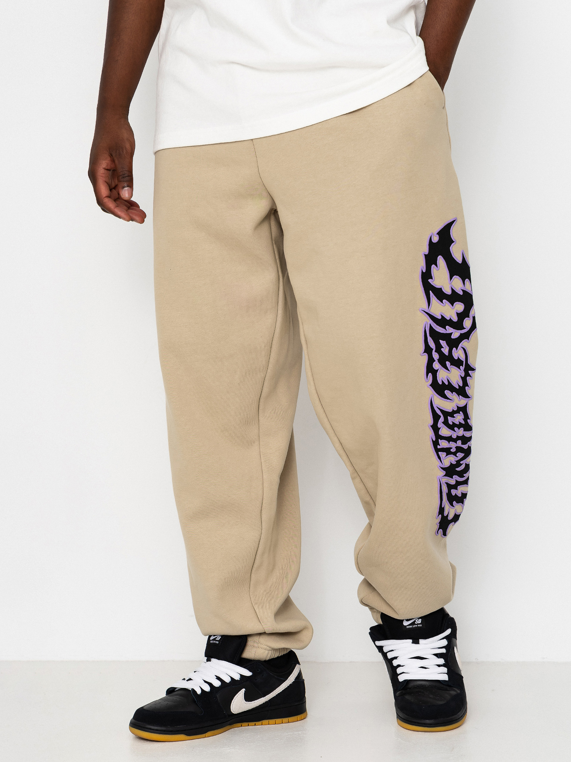 Spodnie Santa Cruz Out Of Time Strip Jogger (stone grey)