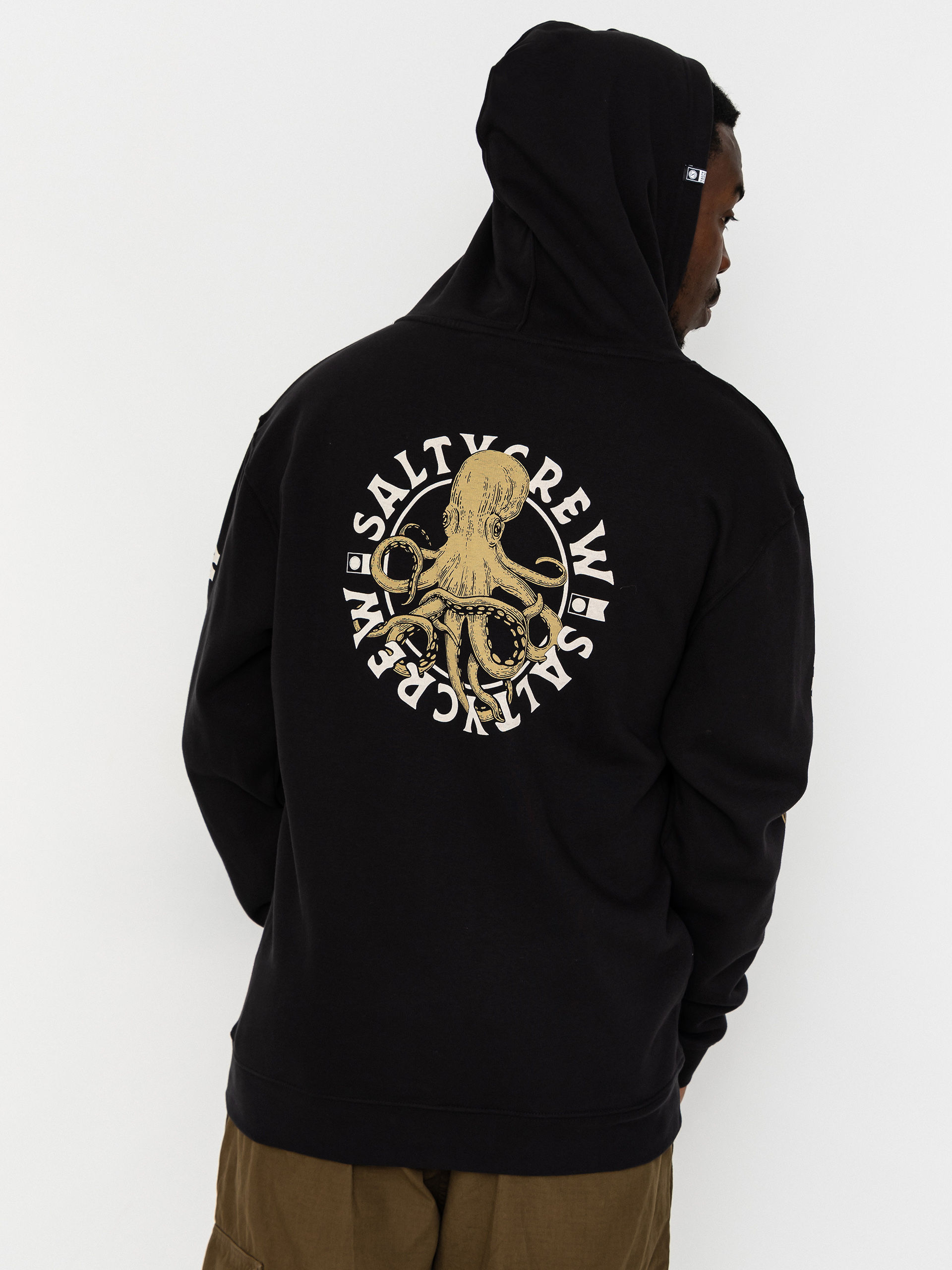 Bluza z kapturem Salty Crew Tentacles HD (black)