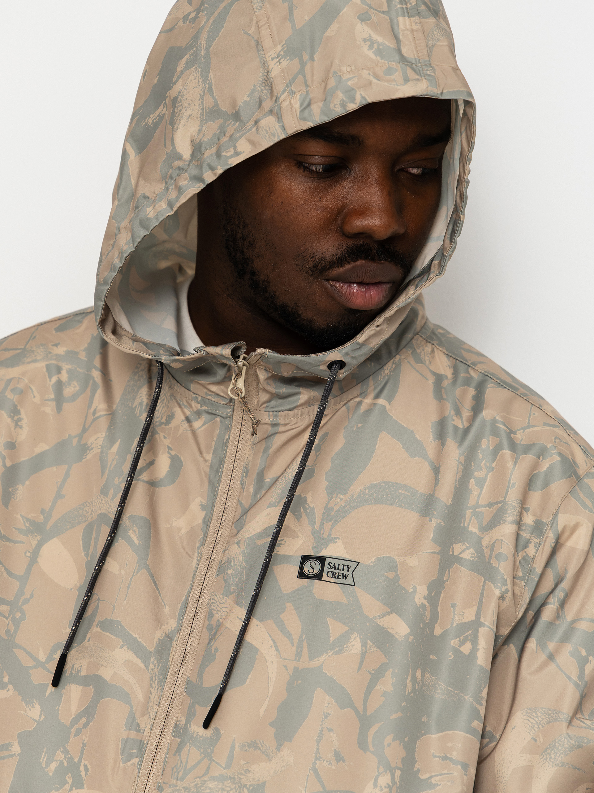 Kurtka Salty Crew Surface Windbreaker (light camo)