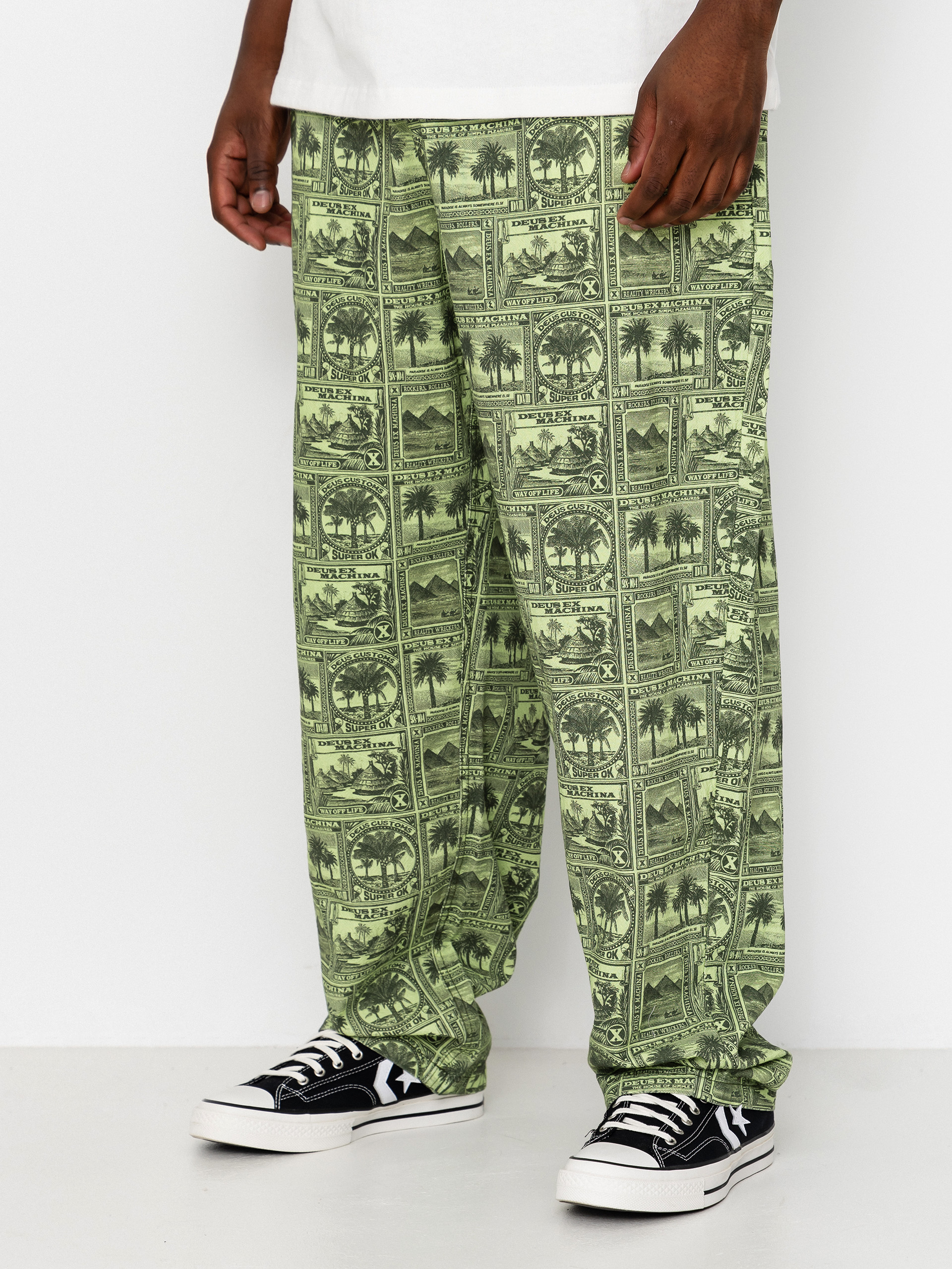 Spodnie Deus Ex Machina Mail Man (green)