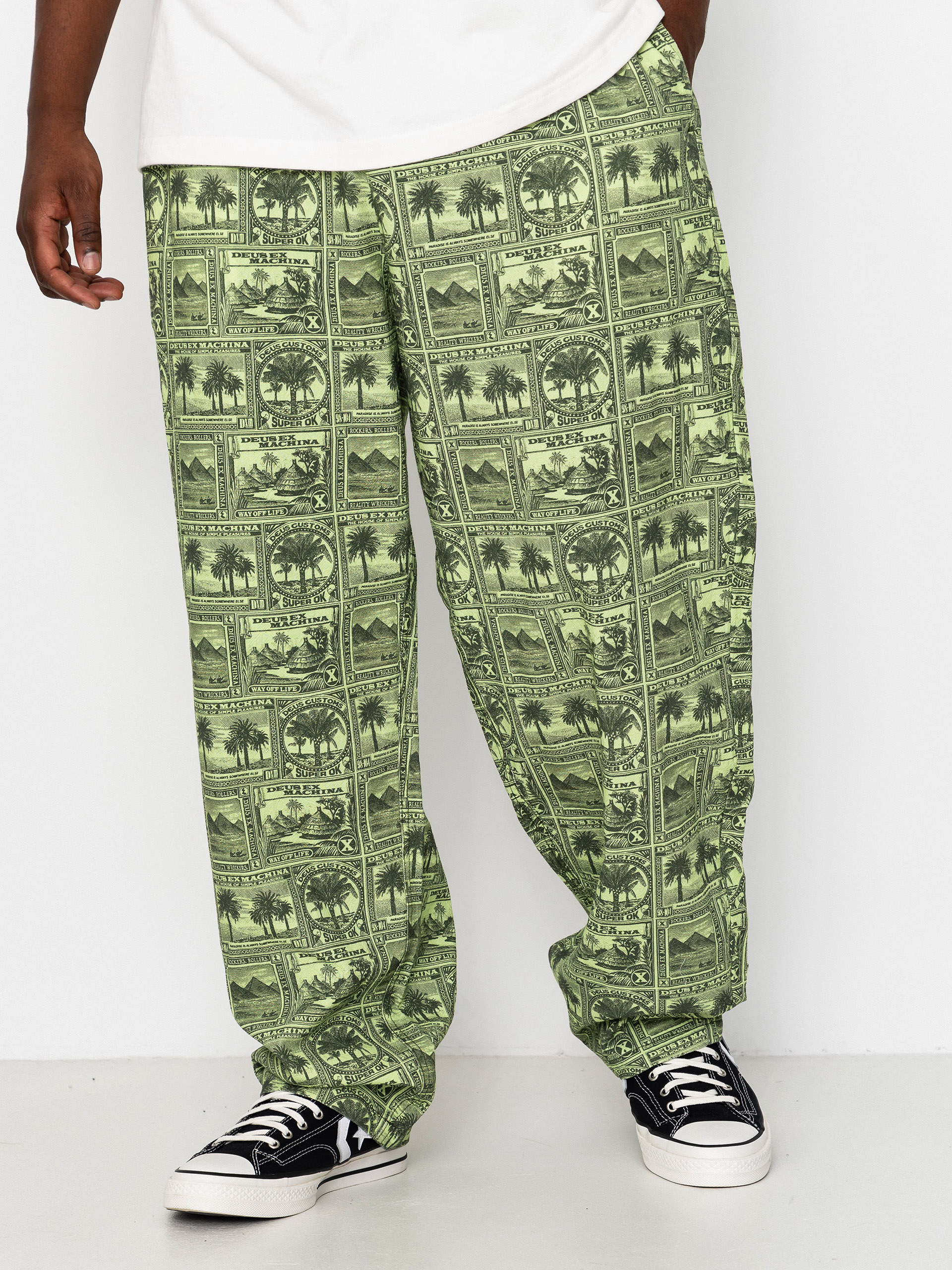 Spodnie Deus Ex Machina Mail Man (green)