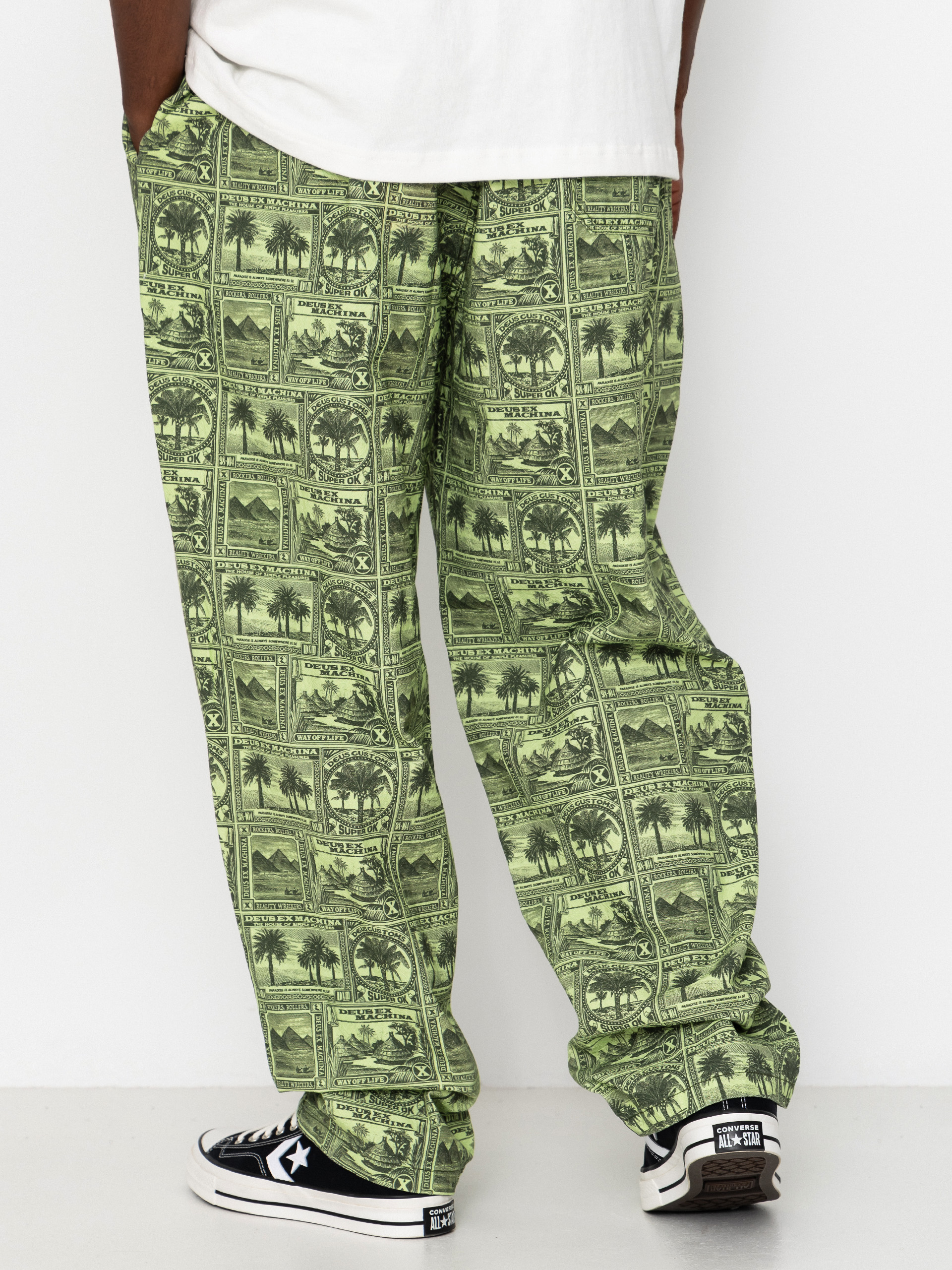 Spodnie Deus Ex Machina Mail Man (green)