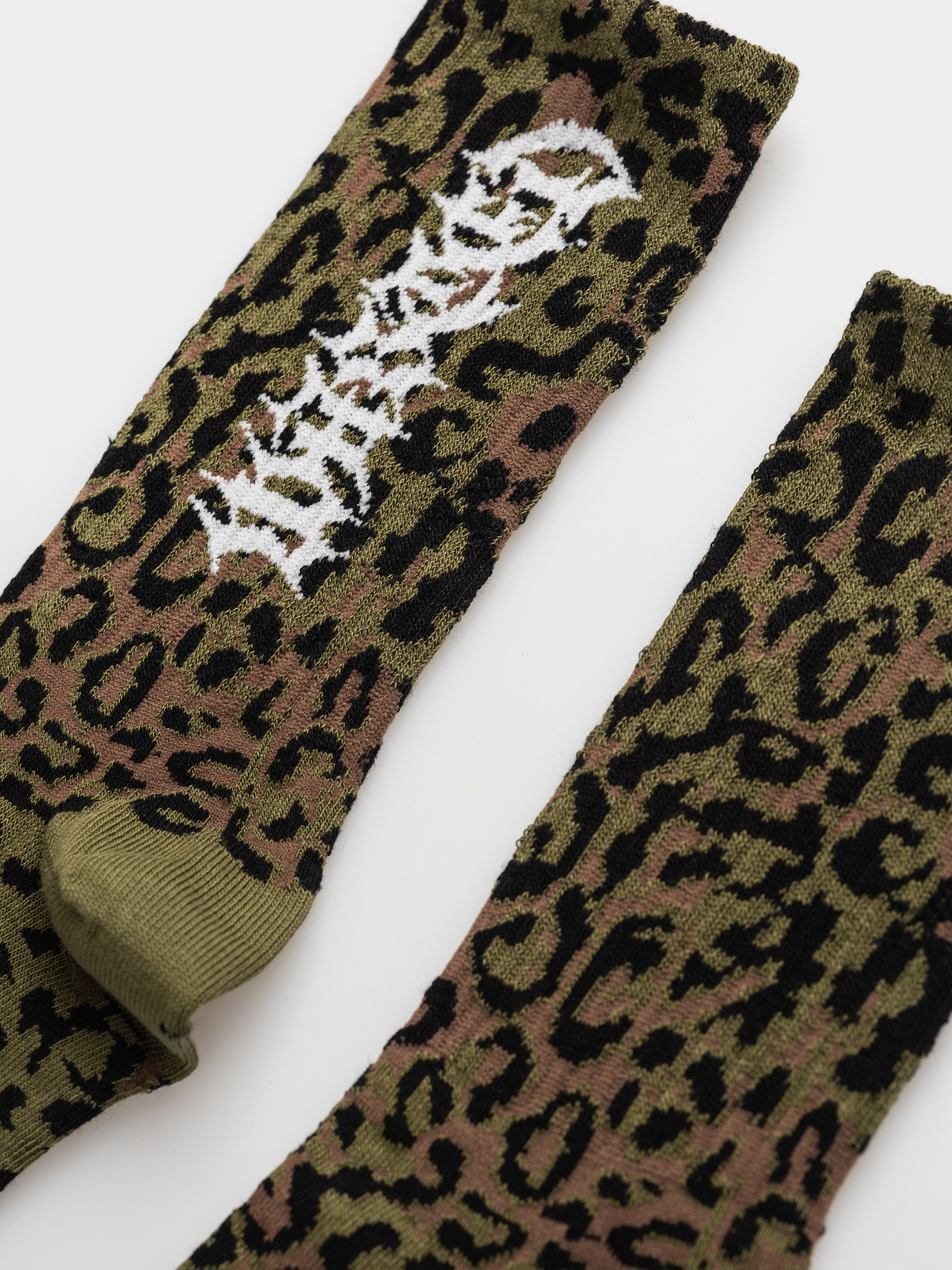Skarpetki Wasted Paris Cheetah (olive khaki camo)