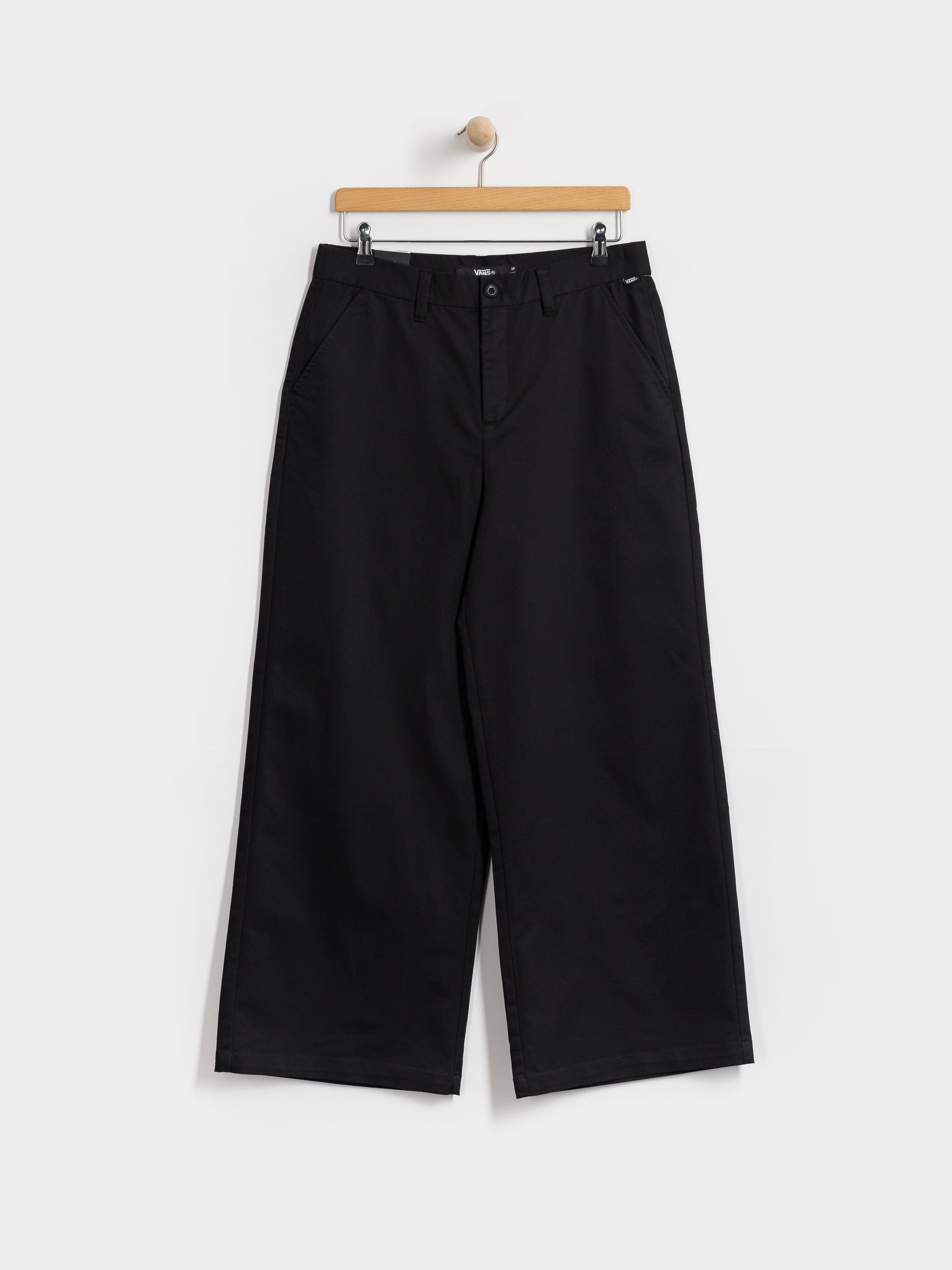 Spodnie Vans Authentic Chino Wide Wmn (black)