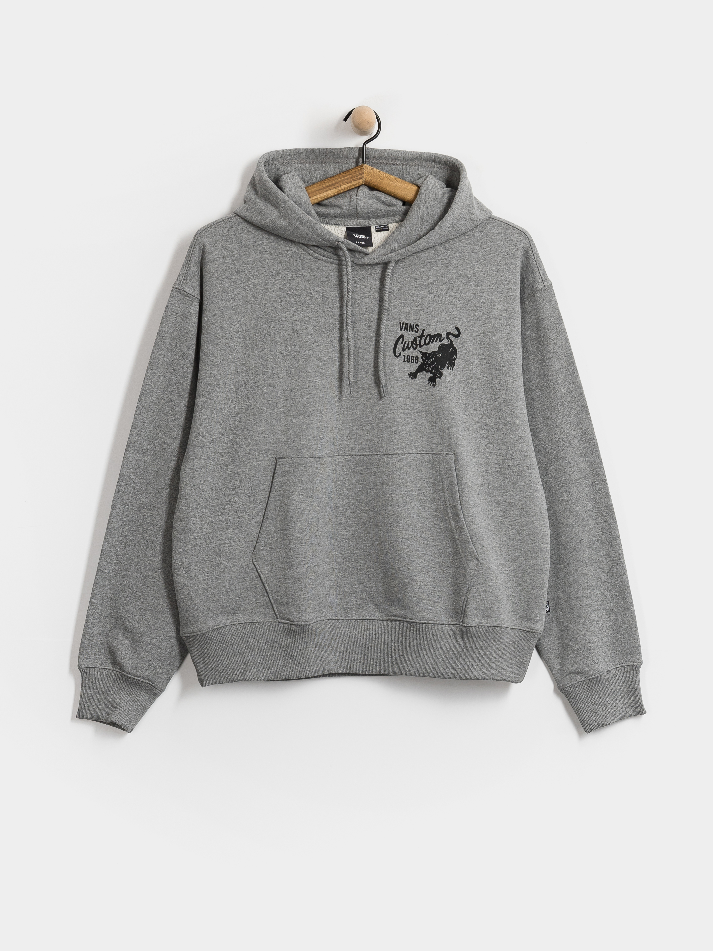 Bluza z kapturem Vans Custom Cat HD (cement heather)