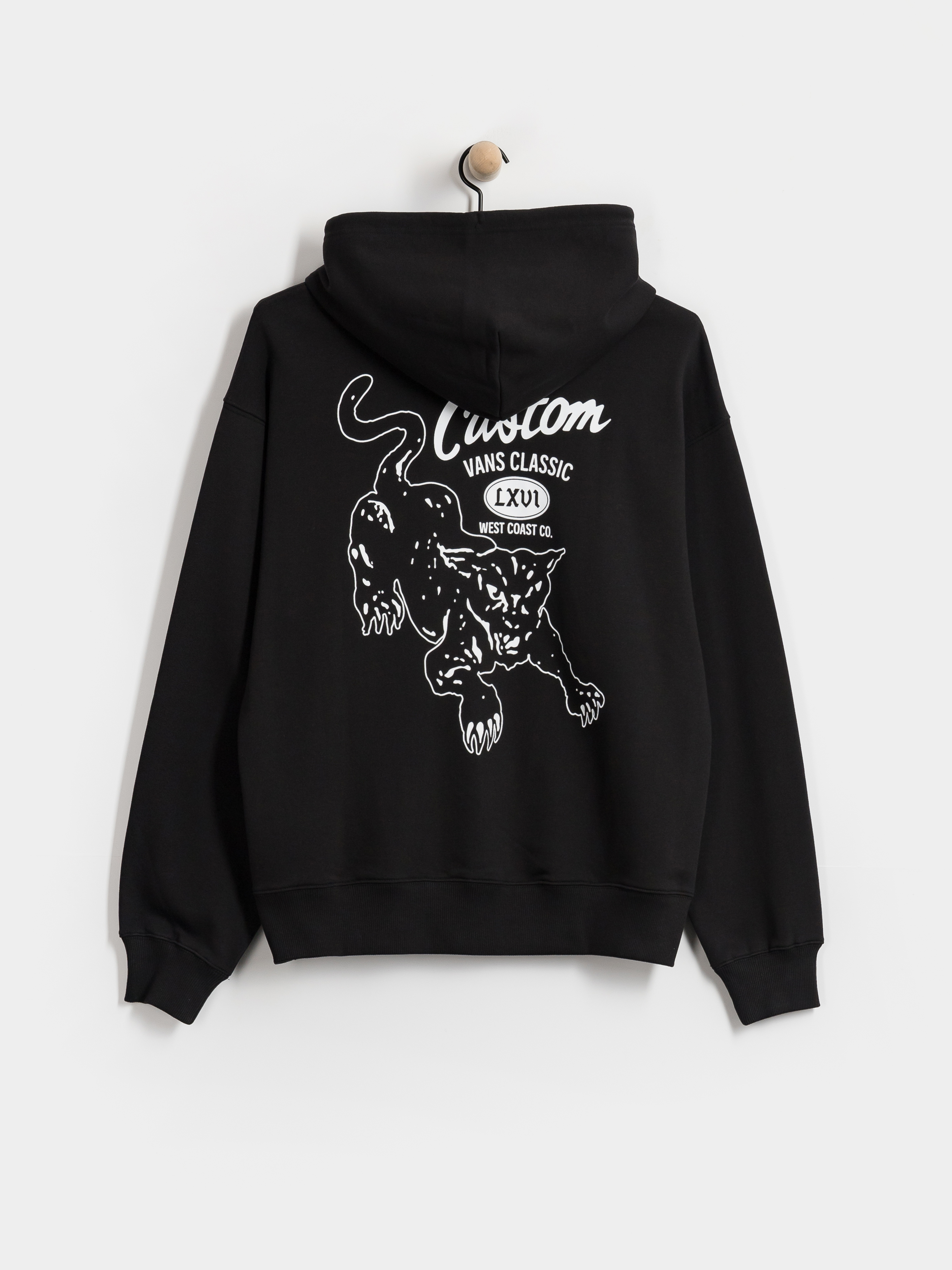 Bluza z kapturem Vans Custom Cat HD (black)