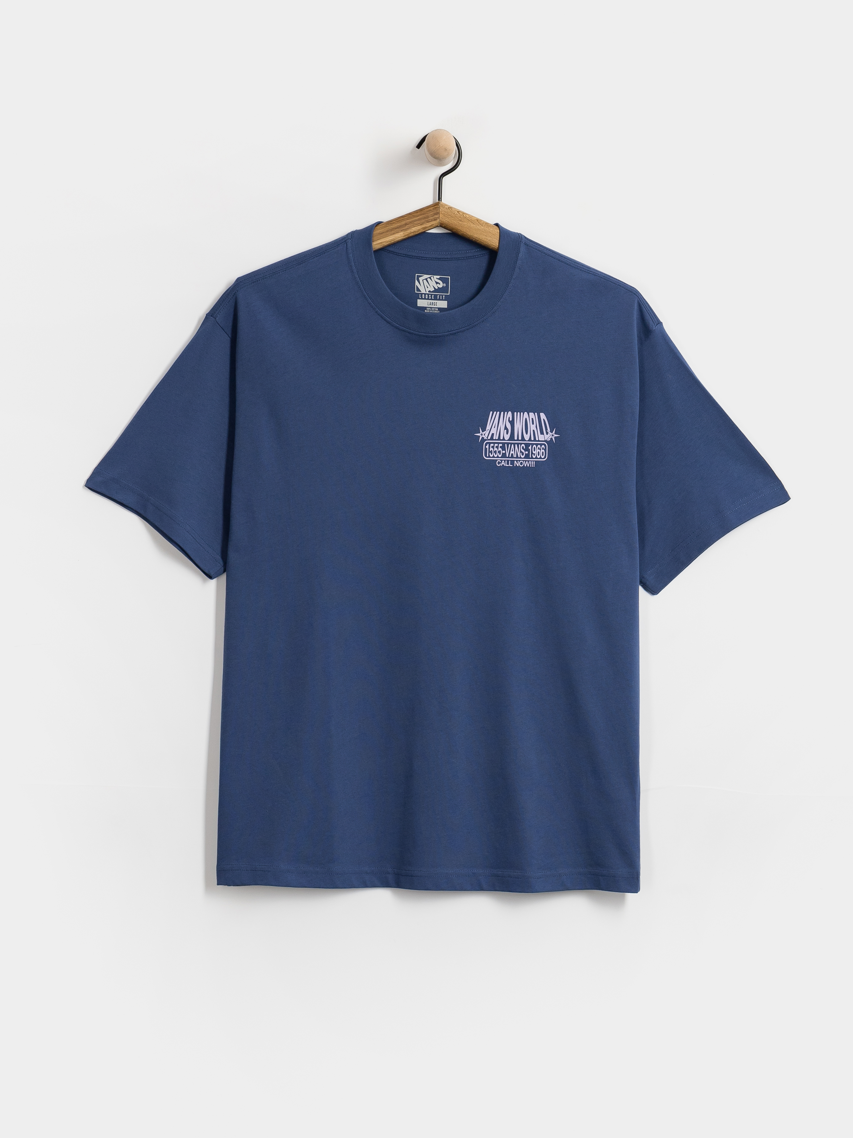 T-shirt Vans World Intl (true navy)