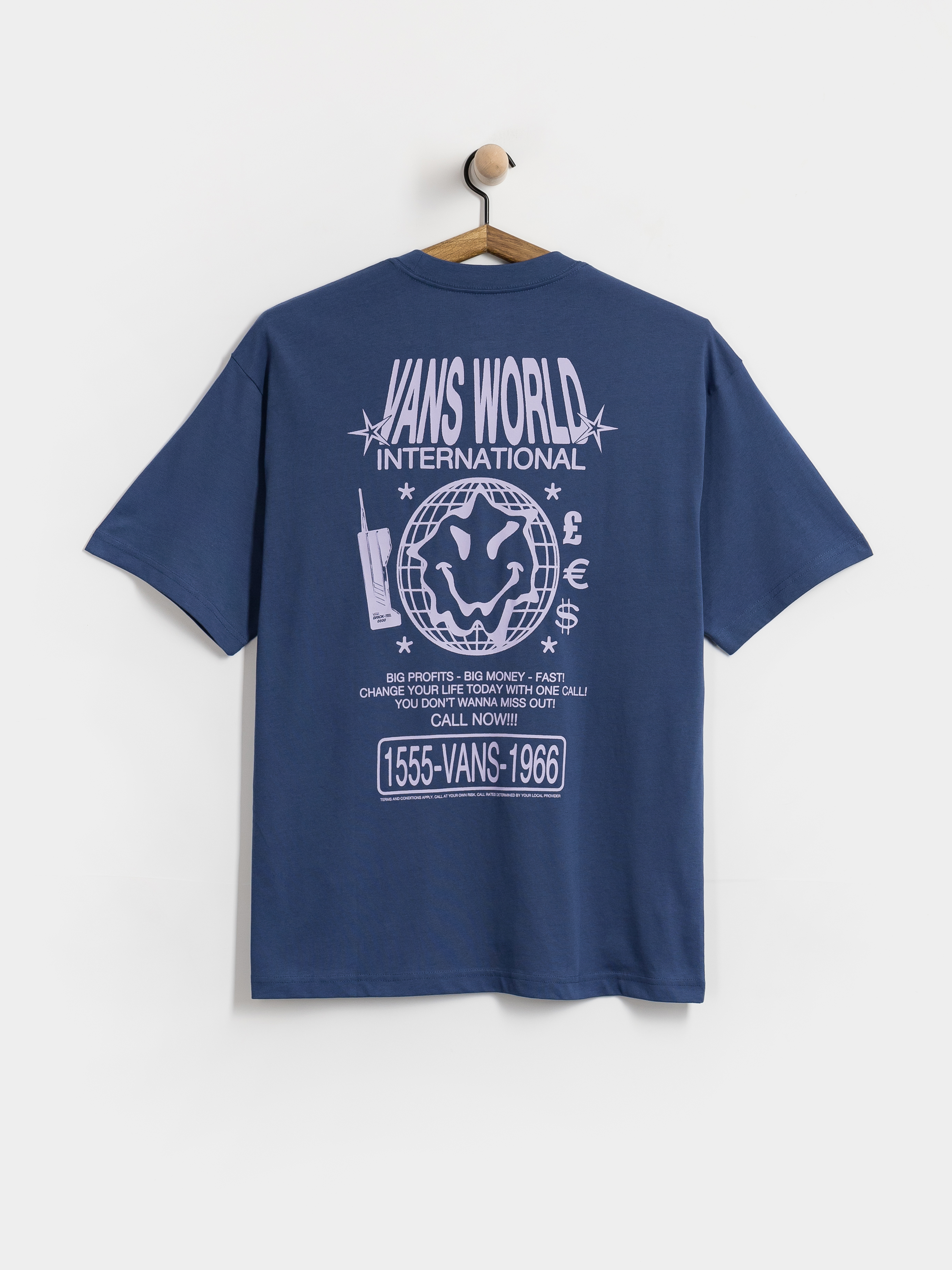 T-shirt Vans World Intl (true navy)