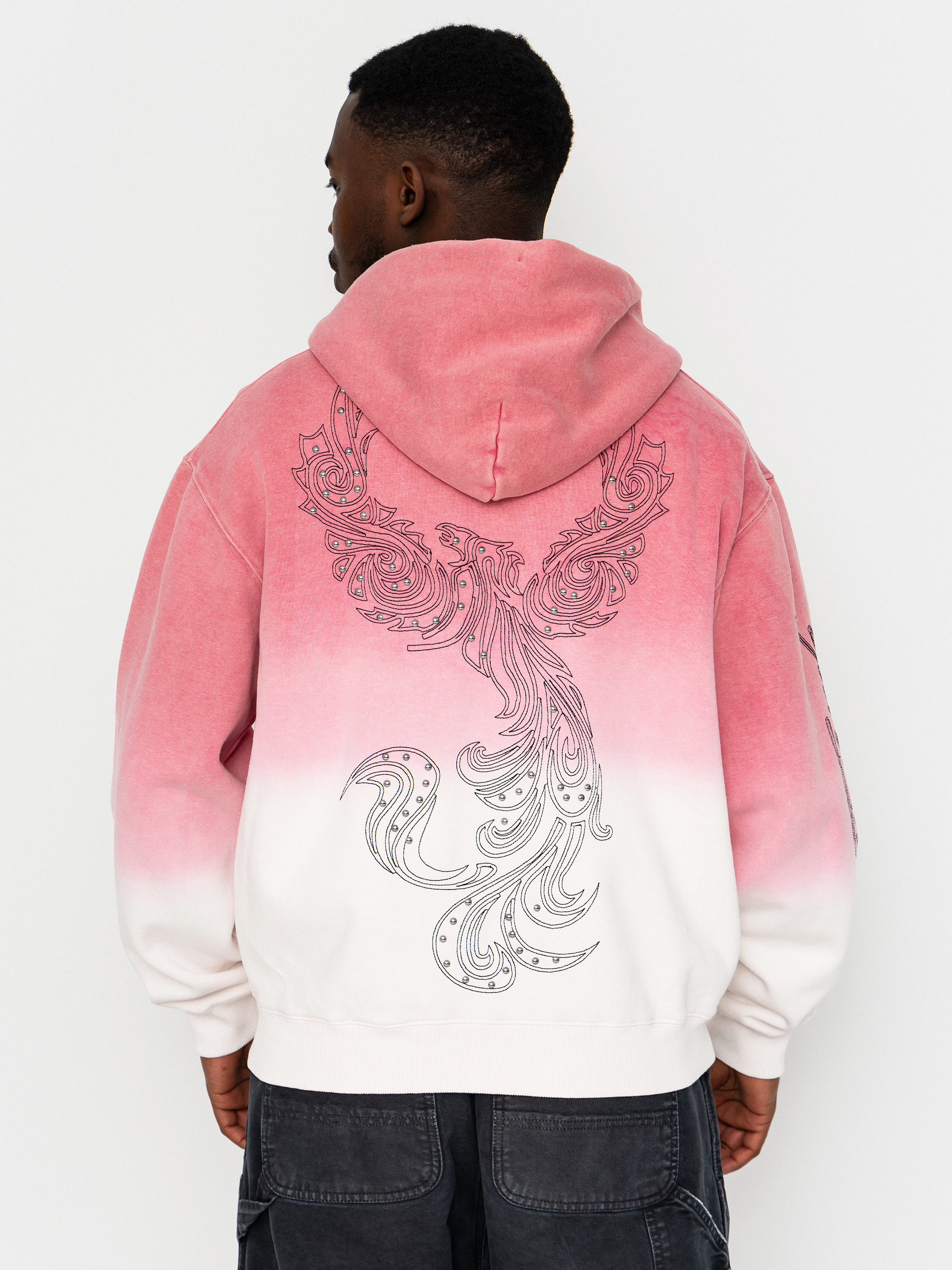 Bluza z kapturem Yardsale Ombre ZHD (pink)