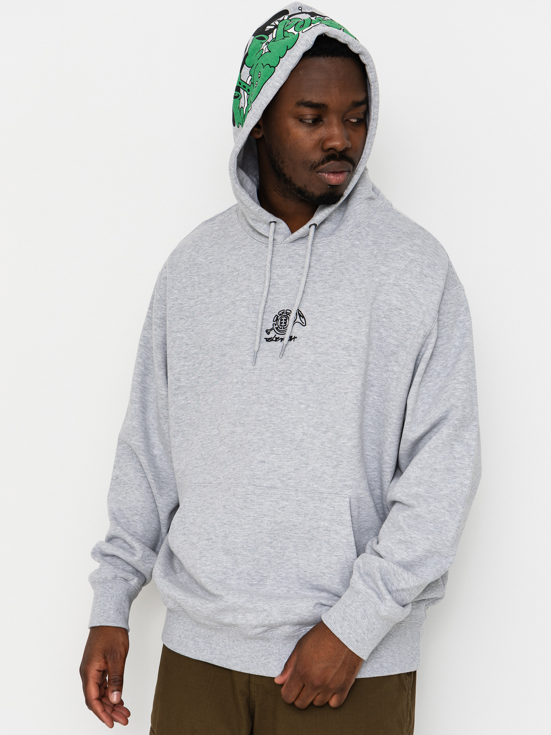 Bluza z kapturem Element Horn HD (mid grey heather)